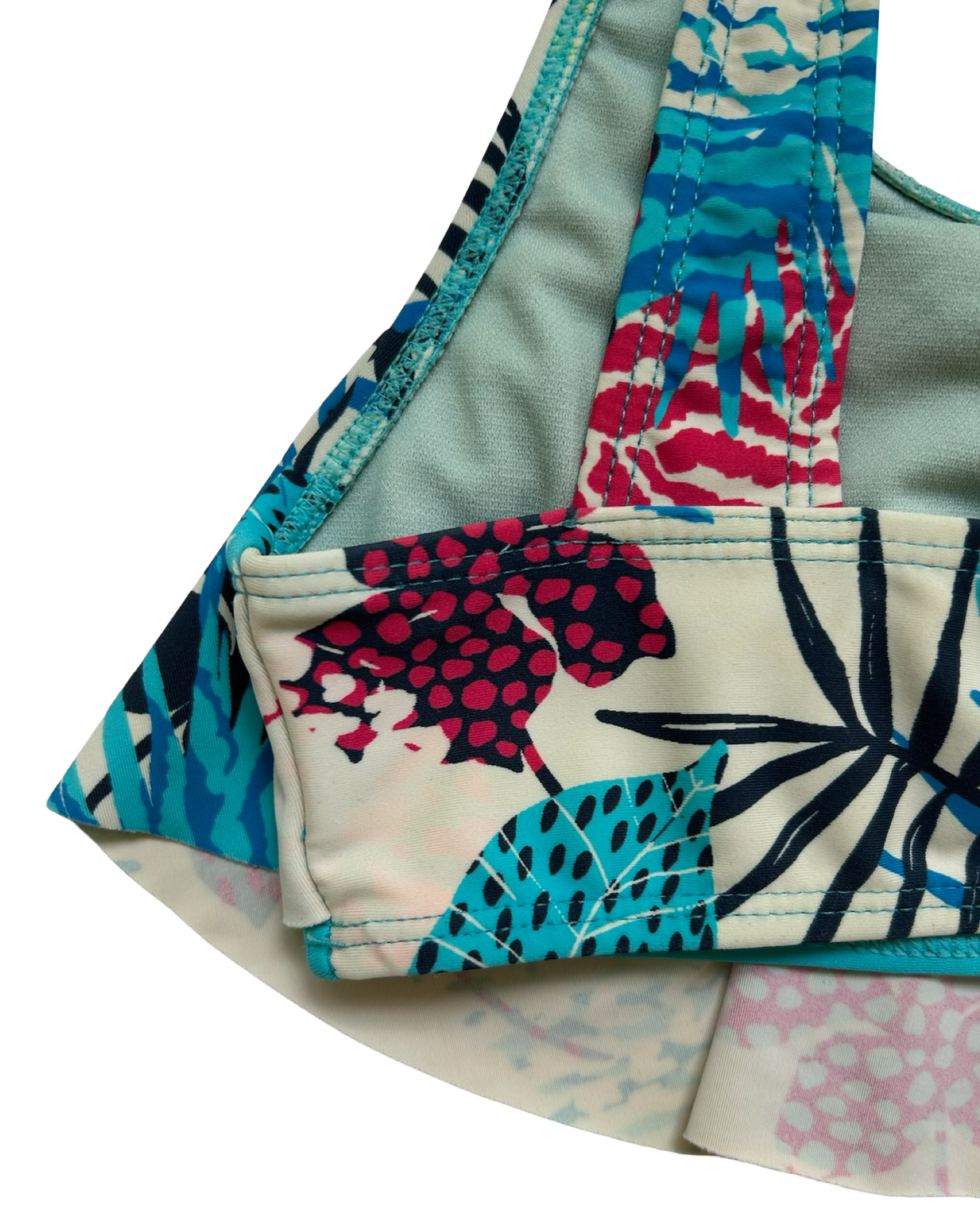 S 6-6X Toddlers Girls WonderNation FloralTankini Bikini.