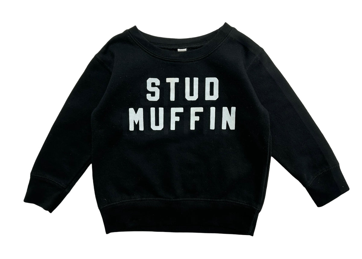 4T Toddler Boy Rabbit Skins Stud Muffin Fleece Sweatshirt