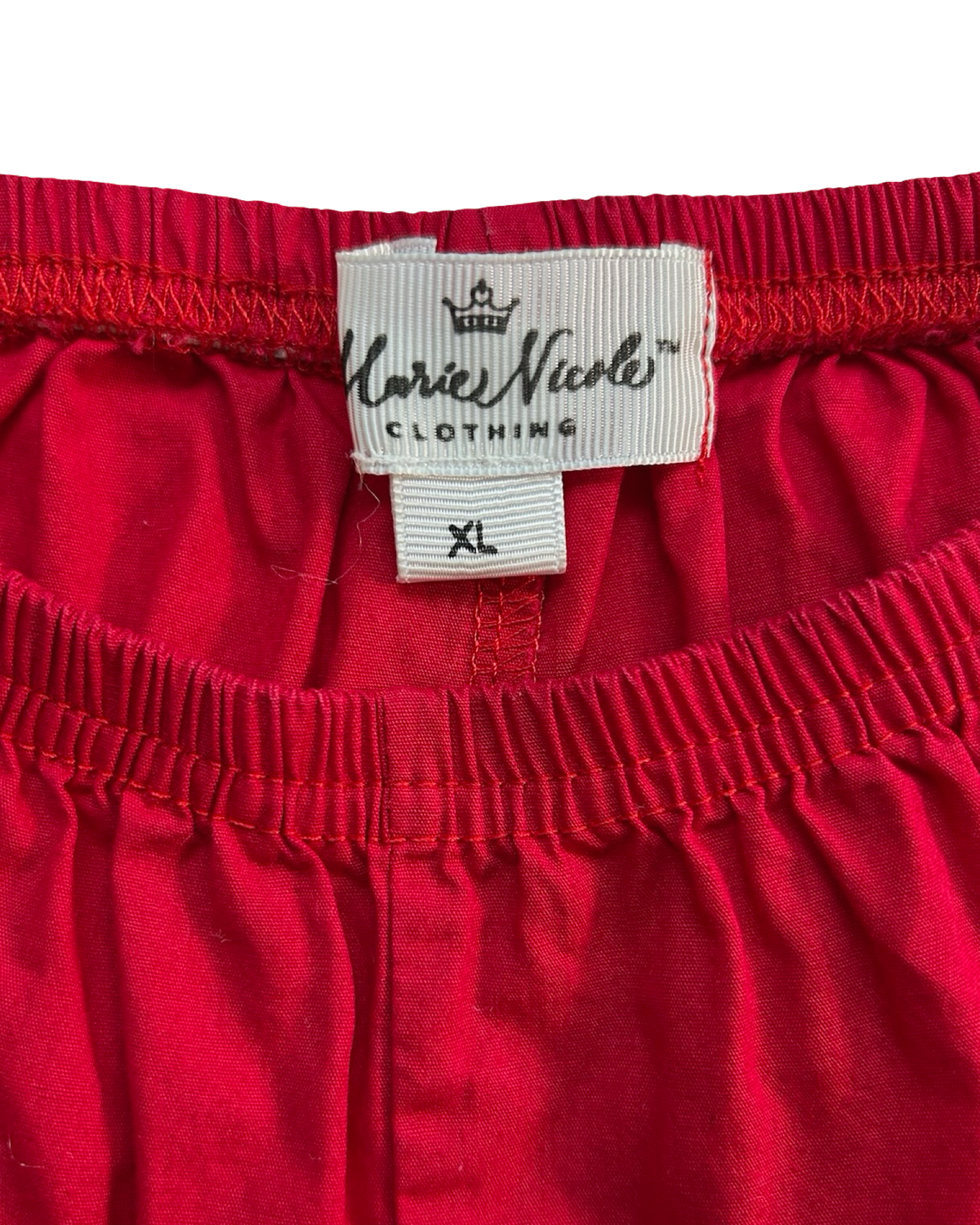 XL 6T Toddler Girls Marie Nicole Clothing Set 3 Piece, Dots Watermelon 🍉 Embroidered Dress, Cow Appliqué Dress And Red Ruffle Shorts.