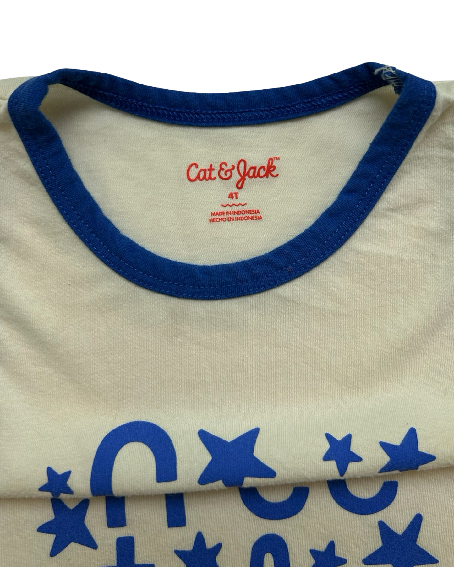4T Toddlers Boys Cat & Jack FREE TO BE ME Cotton Blend Sleeveless Tank Top