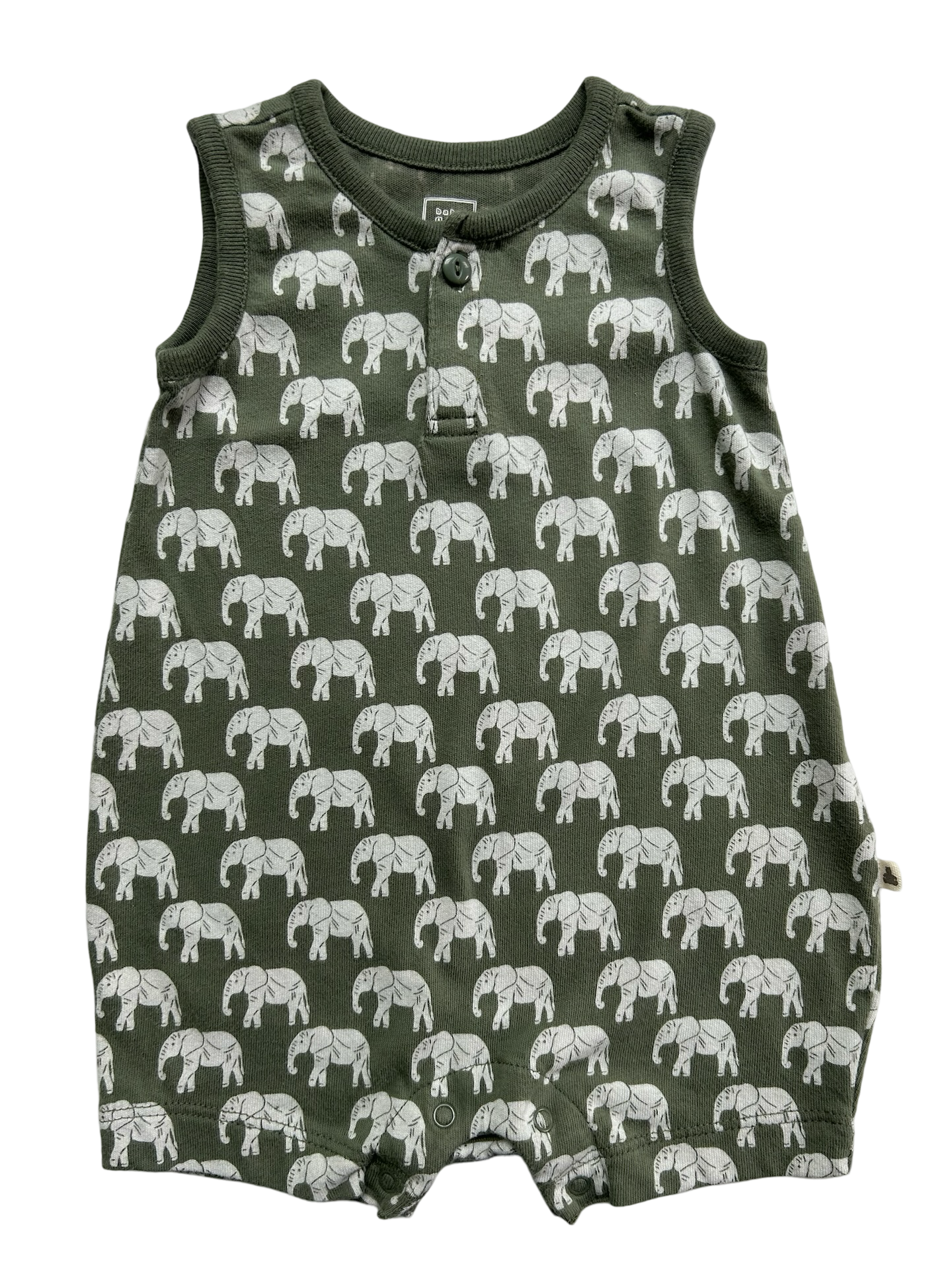 0-3M Baby Gap Bay Boy Cotton Tank Shorty One-Piece Romper