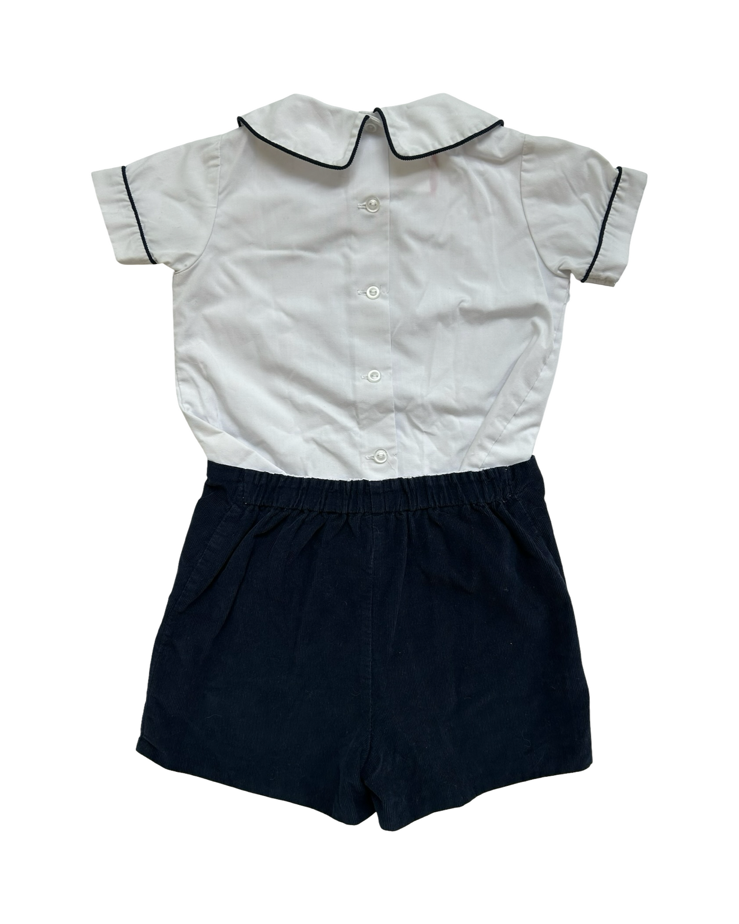 3T Toddler Boys Shrimp & Grits Jon Jon Romper 2 Piece Set