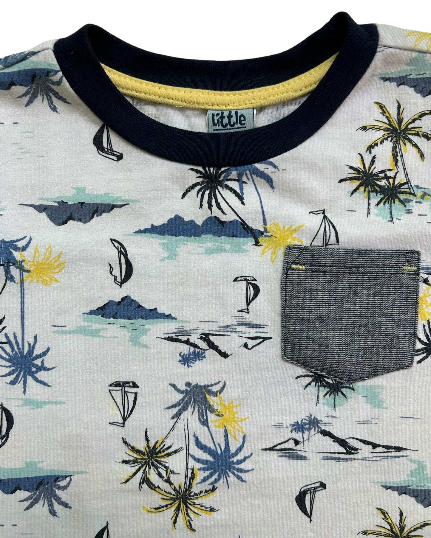 5T Toddler Boys Little LAD T-Shirt  Palm Trees