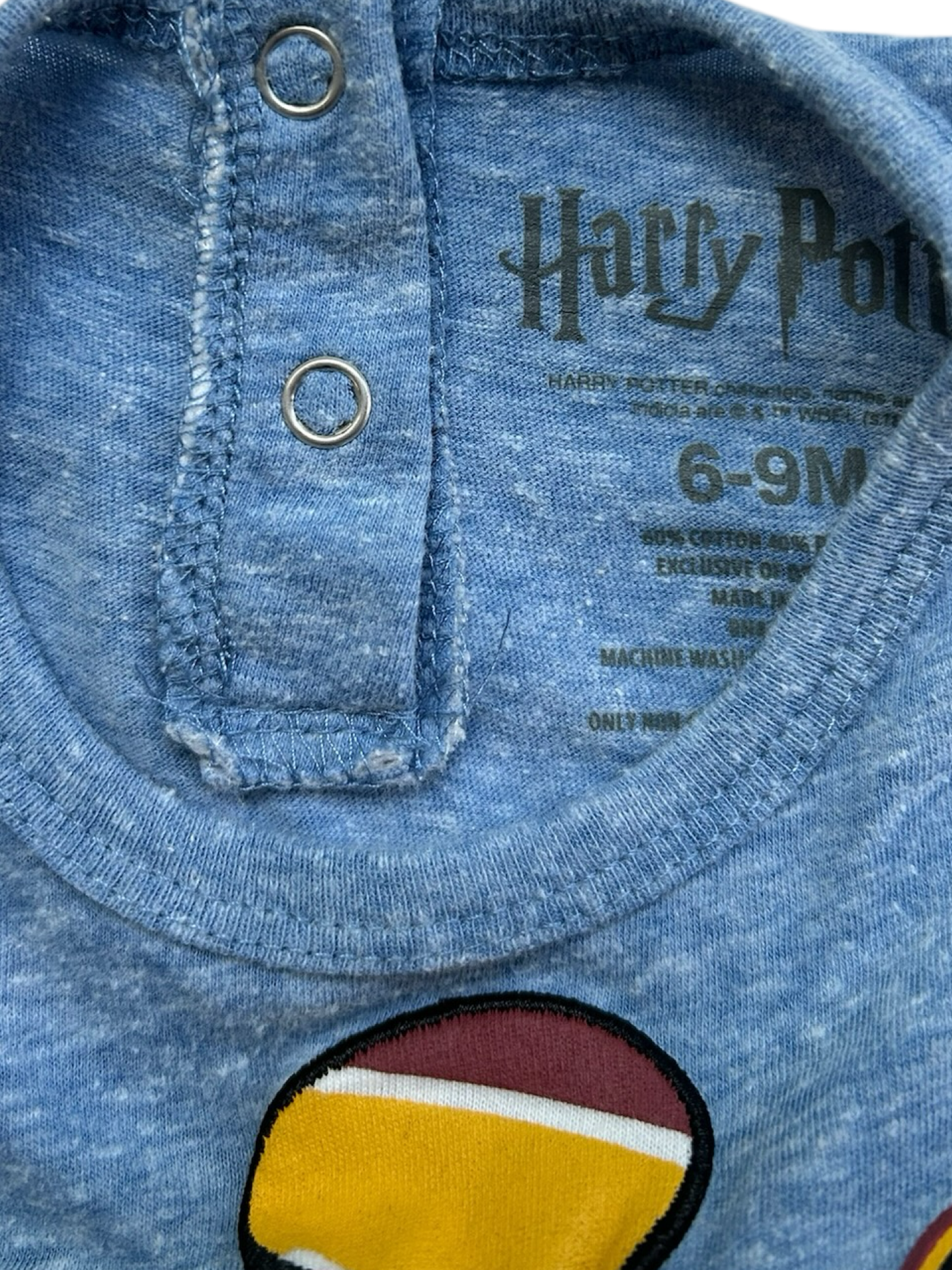6M-9M Baby Boys Harry Potter Wizarding World Warner Brothers Romper