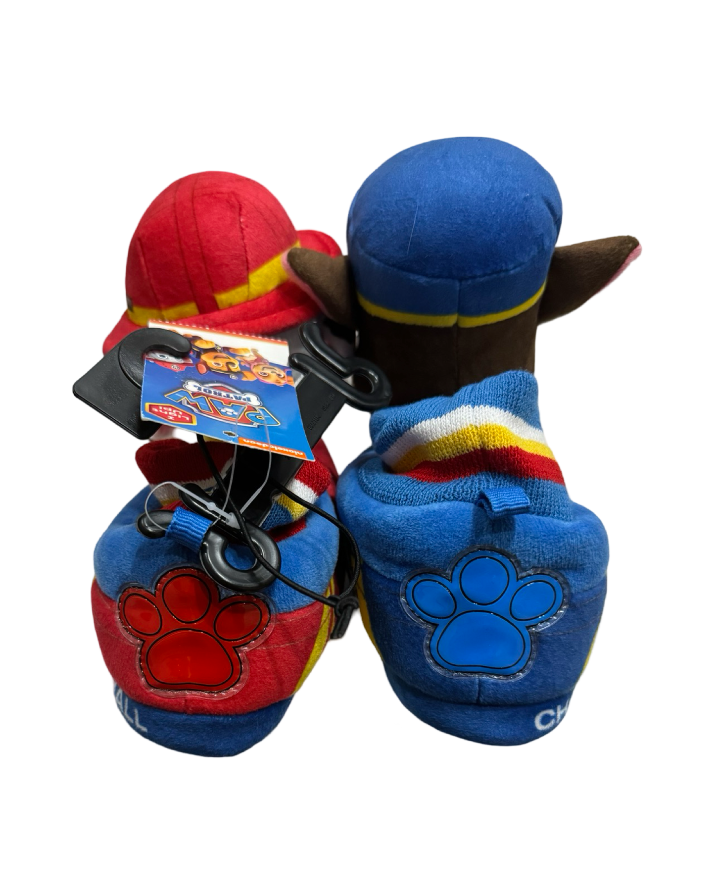 5C Toddler Boy Paw Patrol Chase and Marshall Slippers NWT