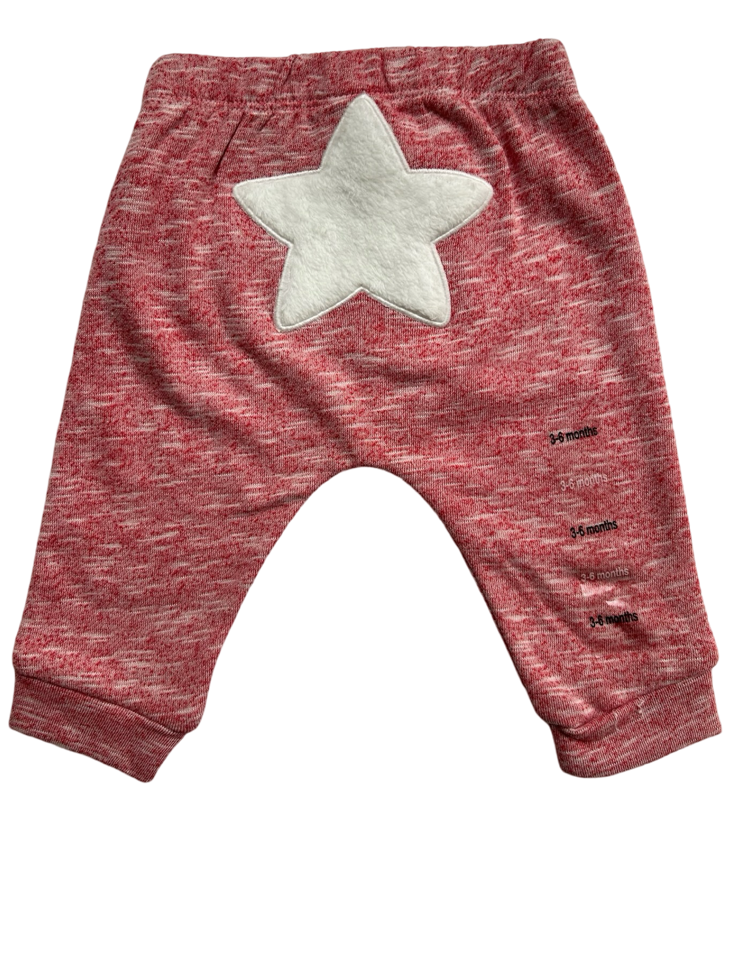 3M-6M Baby Girls First Impressions Star On The Back Jogger Pants NWT.