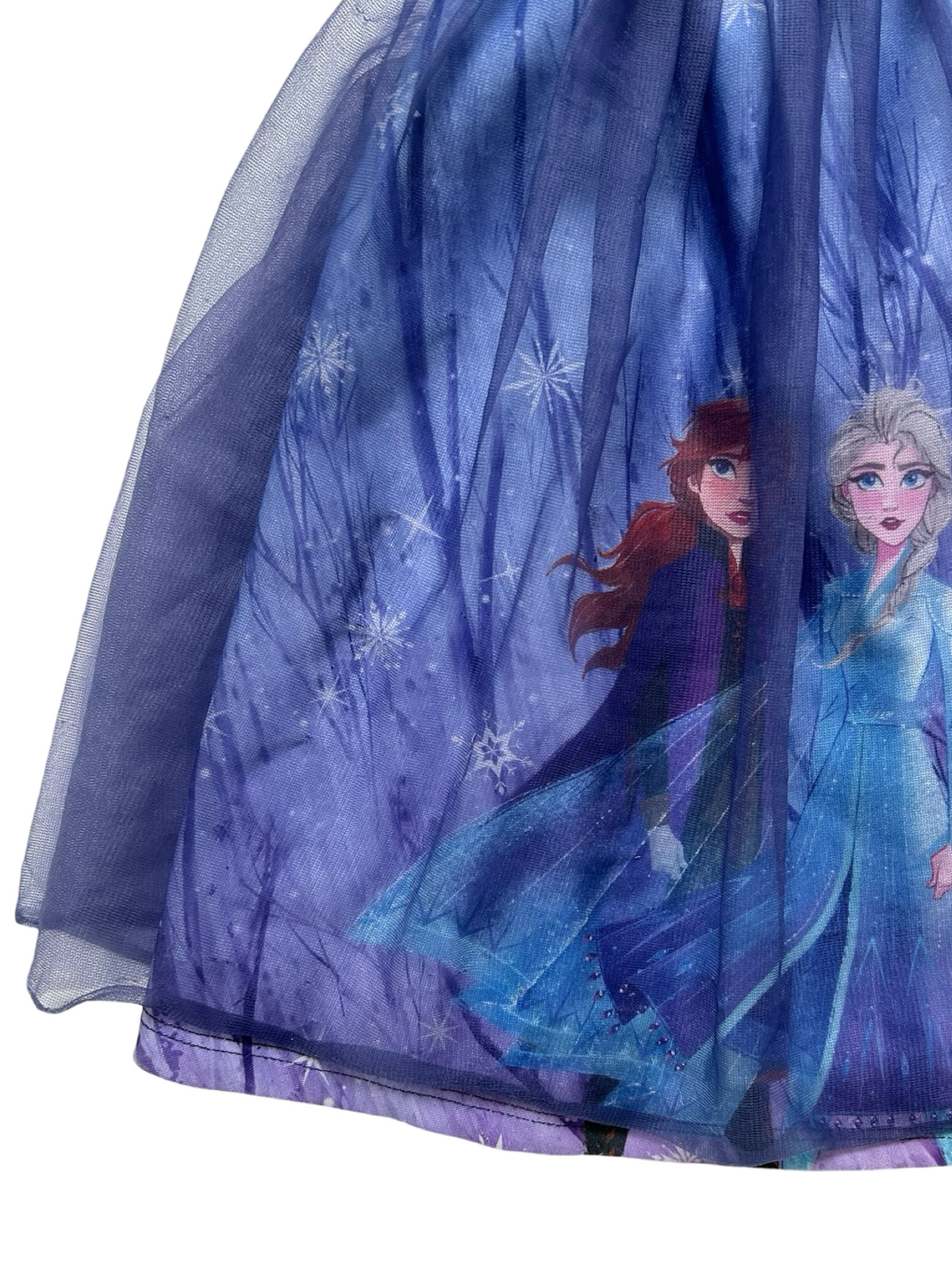 M 10Y - 12Y Young Girls Disney Frozen II Ana & Elsa Casual Play Party Skirt.