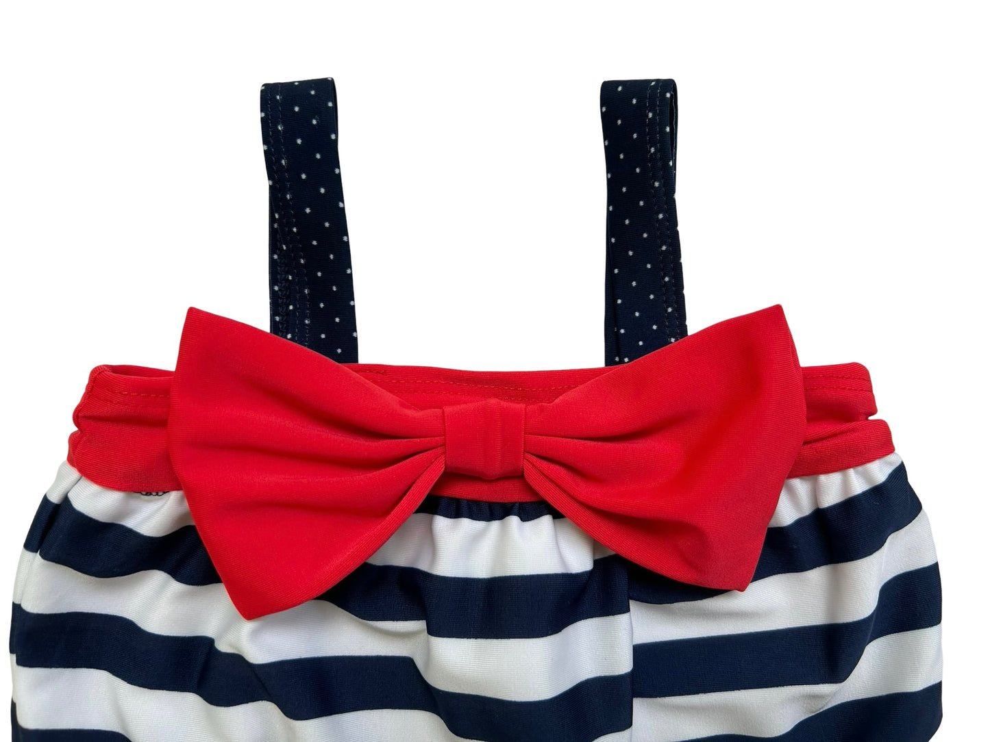 3M - 6M Baby Girl Cat & Jack Striped Swim Suit