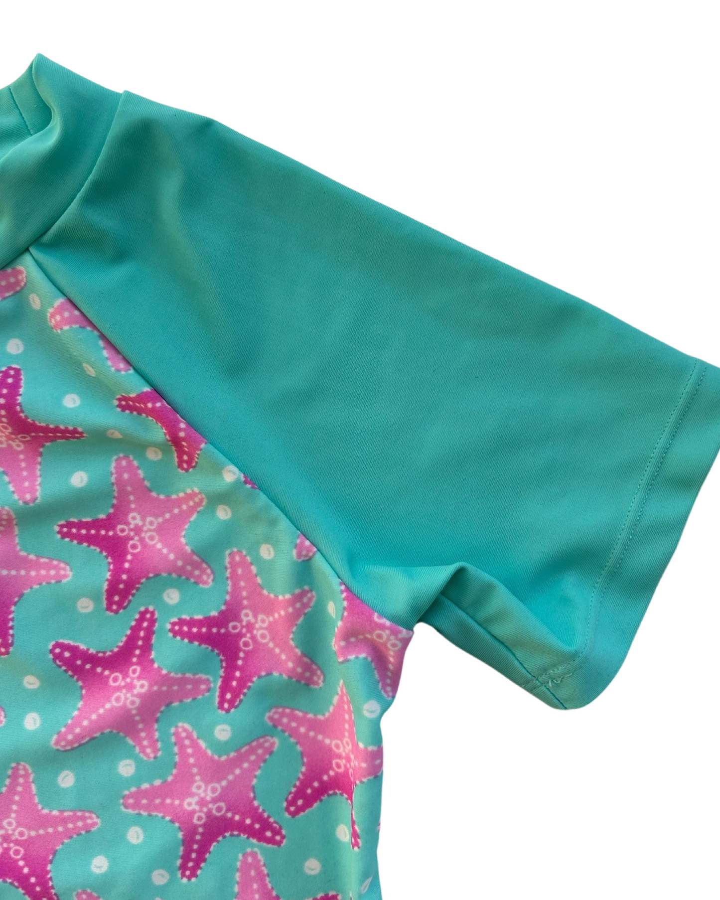 6 Toddlers Girls Floatimini Starfish Rashguard Top