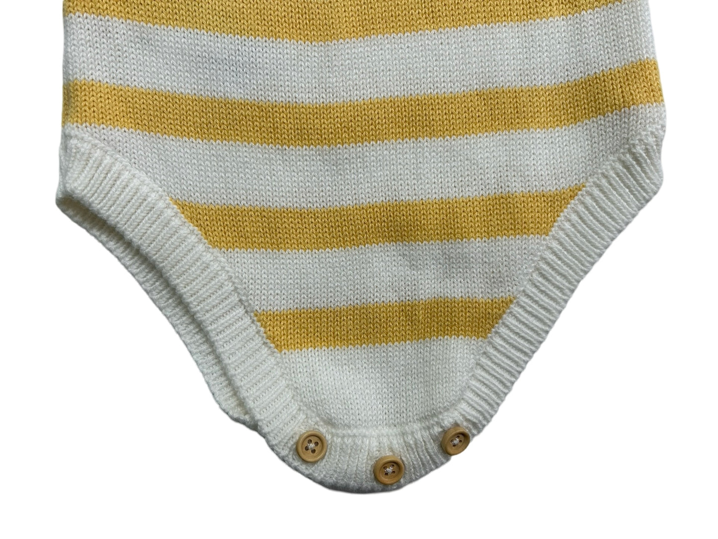 6M-9M MANGO Baby’s Cotton-Knit Jumpsuit Striped.