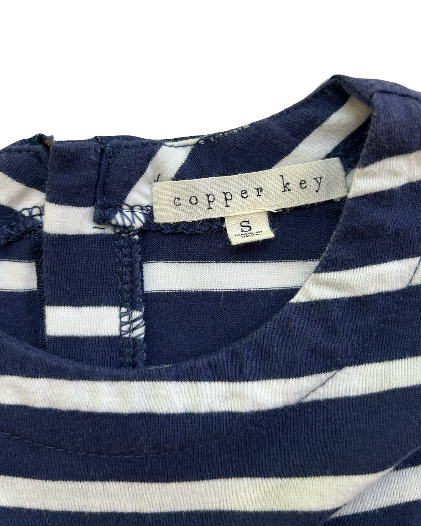 S 4 Toddlers Girls Cooper Key Striped 3/4 Sleeves Dress