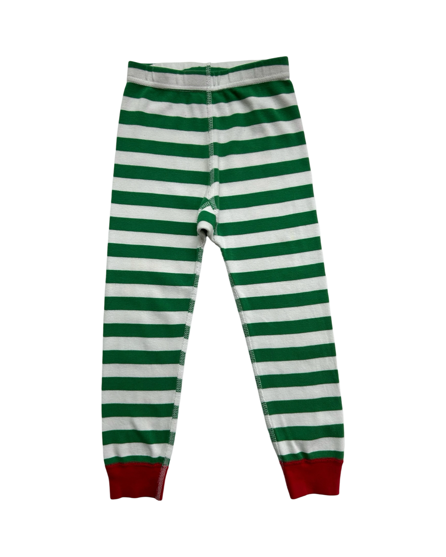 4T Toddler Girl & Boy Hanna Andersson Christmas Striped Pajama Pant Sleepwear.