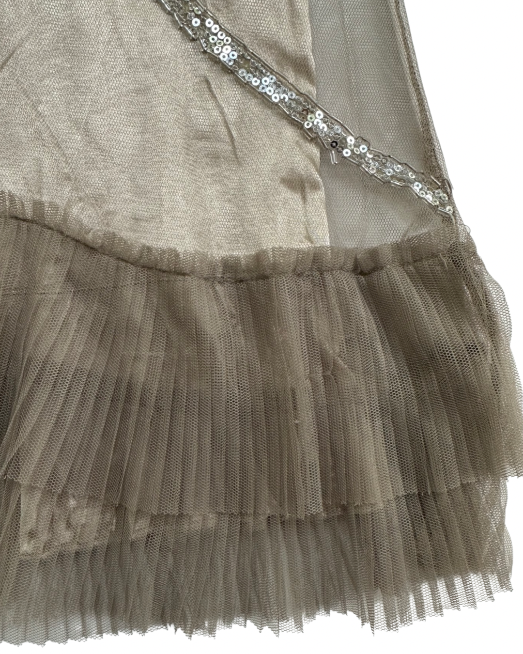 6x Girls Mia Joy by Joyfolie Retro Beaded Champagne Fancy New Years Eve / Christmas Dress