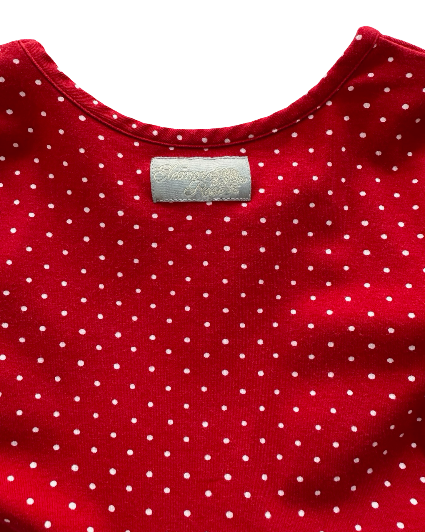 4T - 5T Toddler Girls Eleanor Rose Rhonda Polka Dots Santa Snow Christmas  Long Sleeve Dress