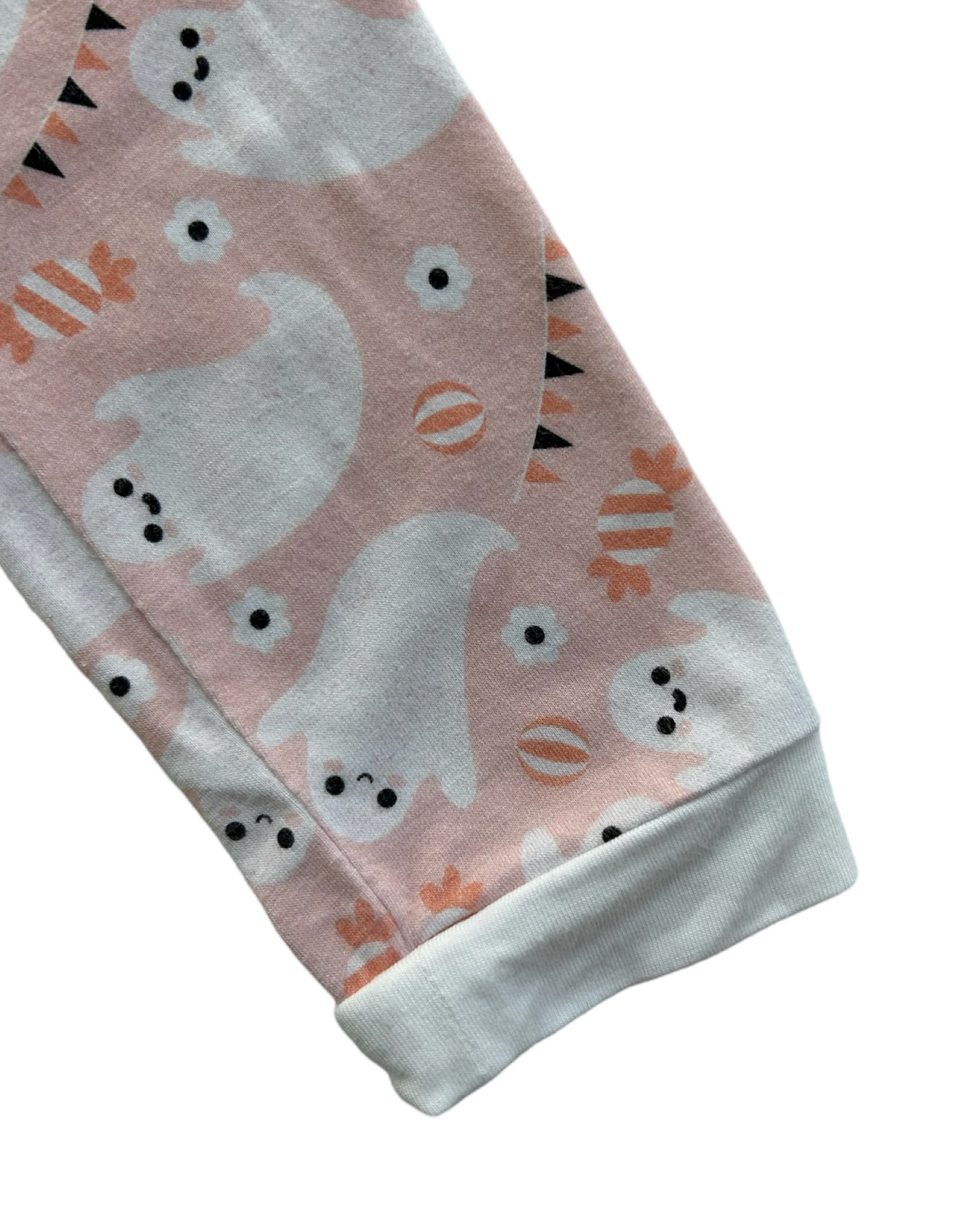 2T Toddler Girl Ollies Day Pink Bamboo Ghost Pajamas