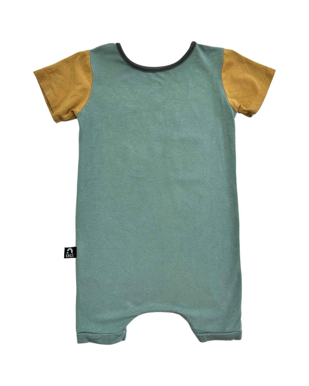 2T Toddler Boy RAGS to Raches Go Outside Shortie Romper