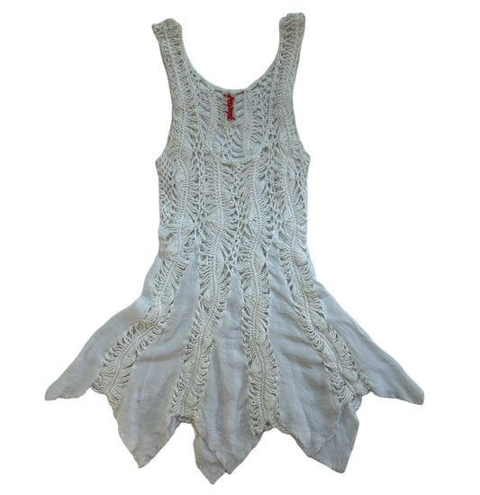 6-7Y Free People Girls Crocheted Long Tank Top