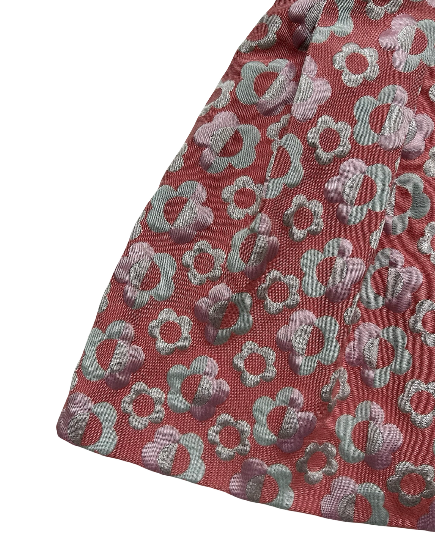 4T Toddlers Girls Cat & Jack Floral Pink / Silver Holiday Dress Sleeveless.