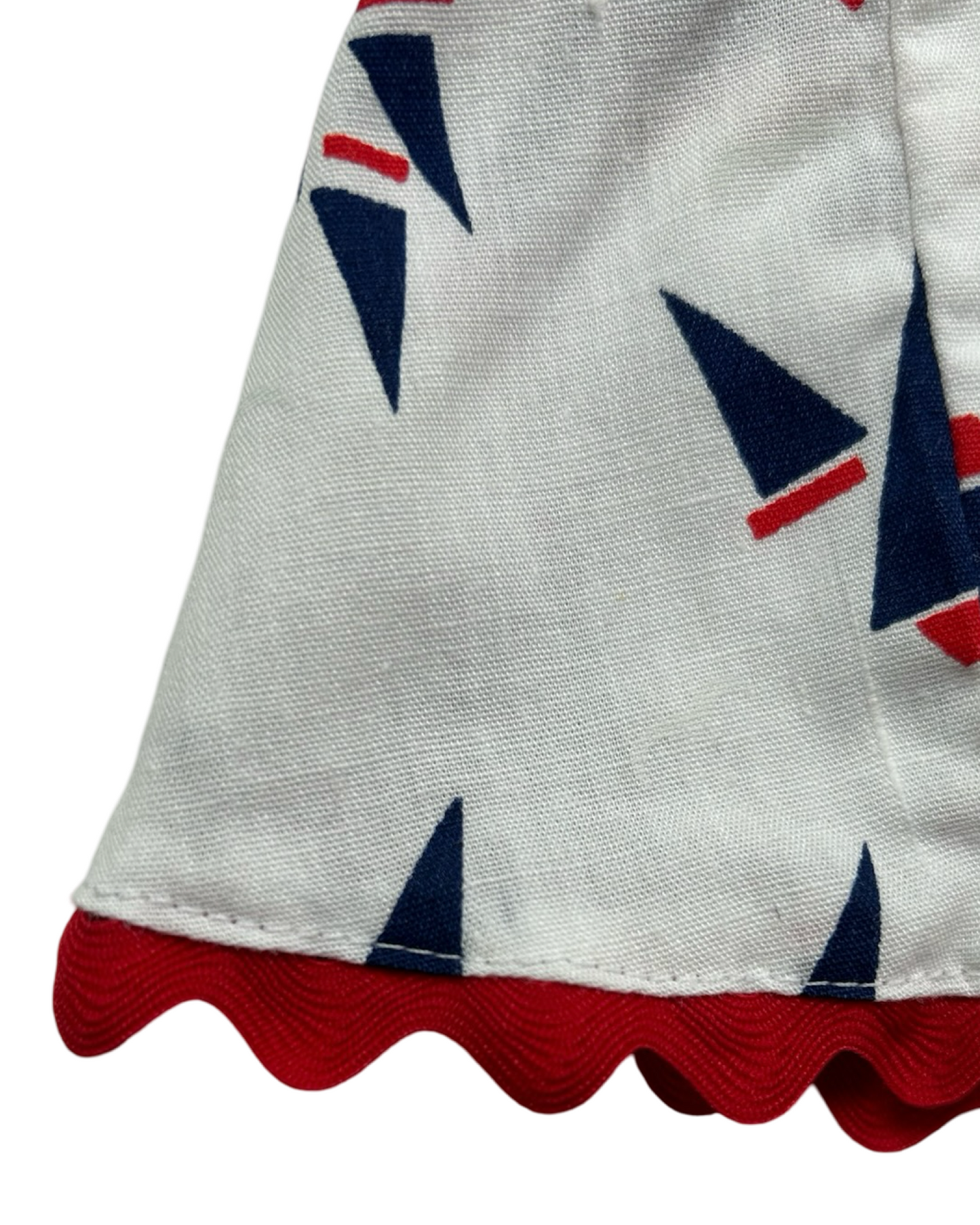 9M-12M Baby Girls Sailboats Blouse One Piece.
