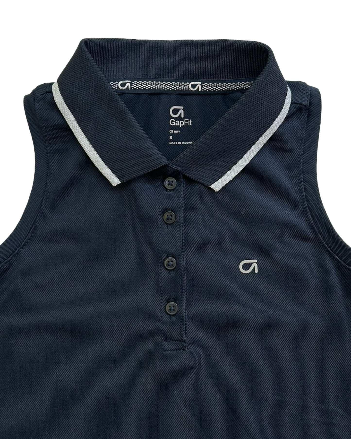 S 4 Toddlers Girls GapFit Top Sleeveless Polo Shirt.