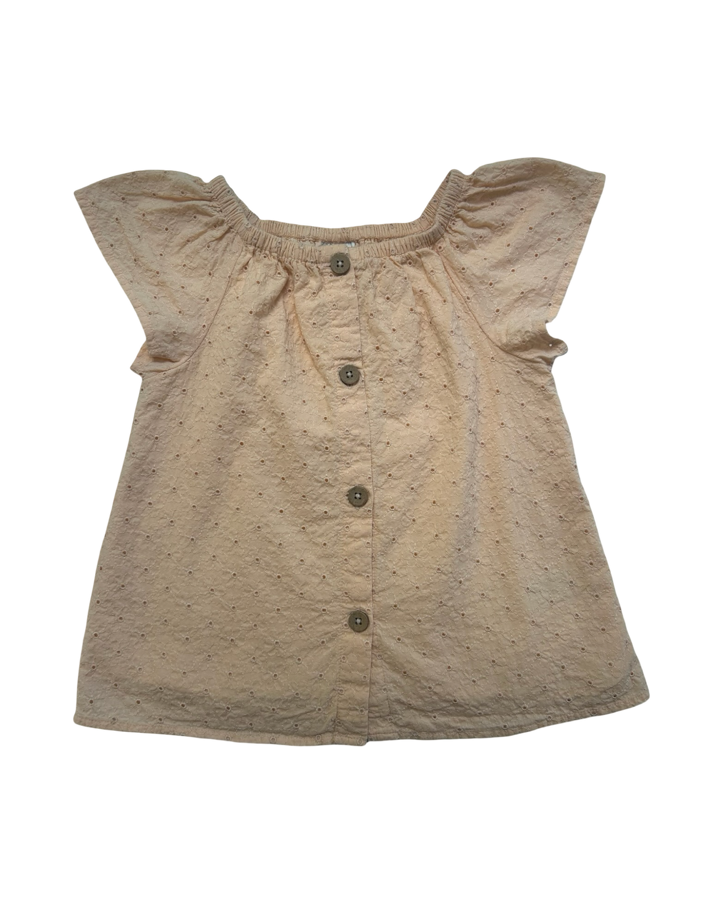 XS 4T-5T  Toddlers Girls Cat & Jack Eyelet Blouse Top.