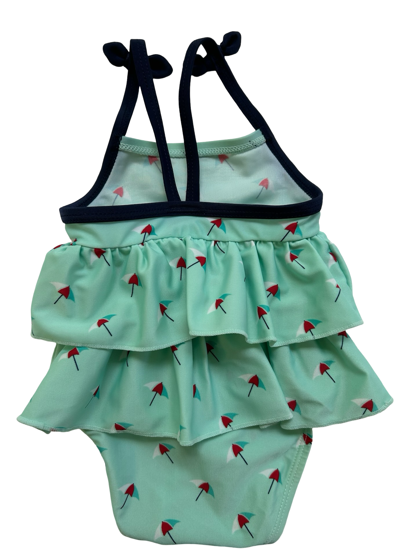 3M - 6M Baby Girl Cat & Jack Target Hose Brand Blue Umbrella ☂️ ☂️☂️ Infant Swim Suit One Piece.