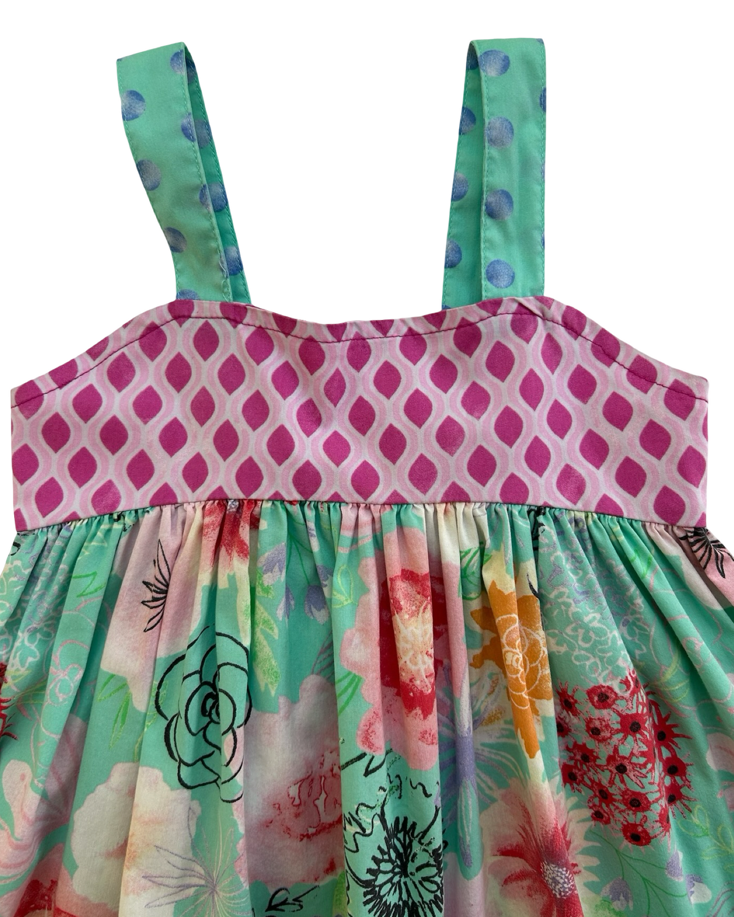 4T Toddlers Girls Matilda Jane Heads Up Seven Dress.