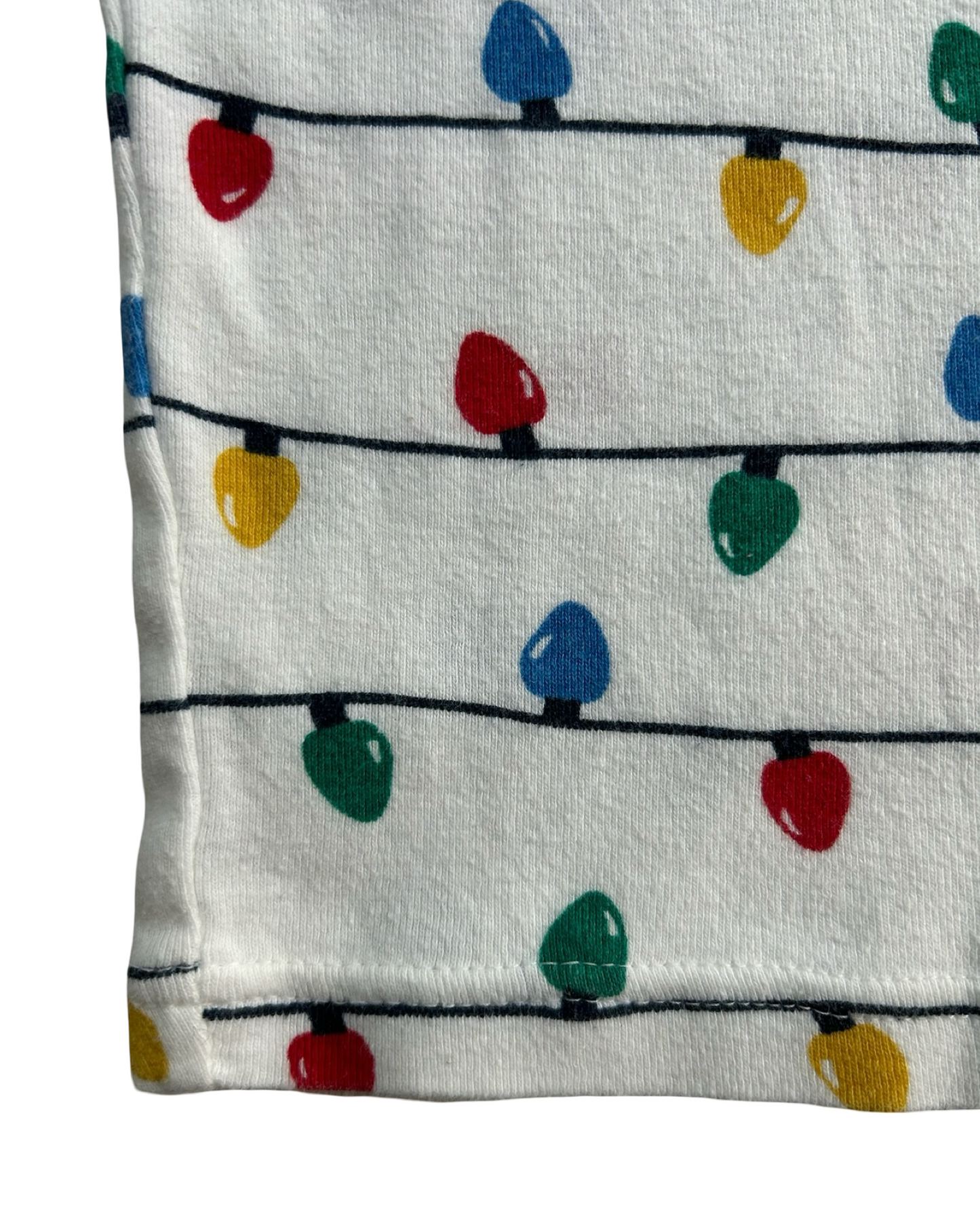 8T Toddler Boys Gymboree Christmas Lights Gymmies Cotton Pjs 2 Piece Set Sleepwear.