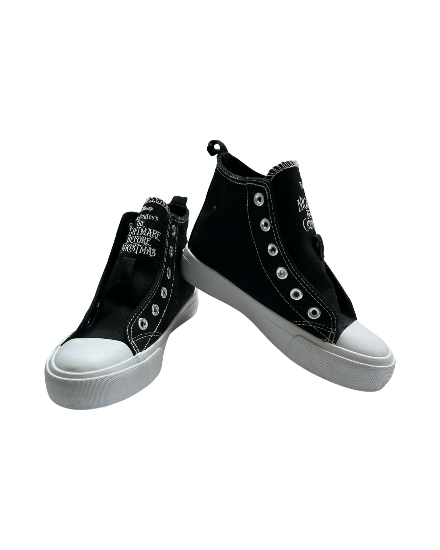 13C Toddler Girl / Boy Black Disney Tim Burtons The Nightmare Before Christmas Canvas Shoes