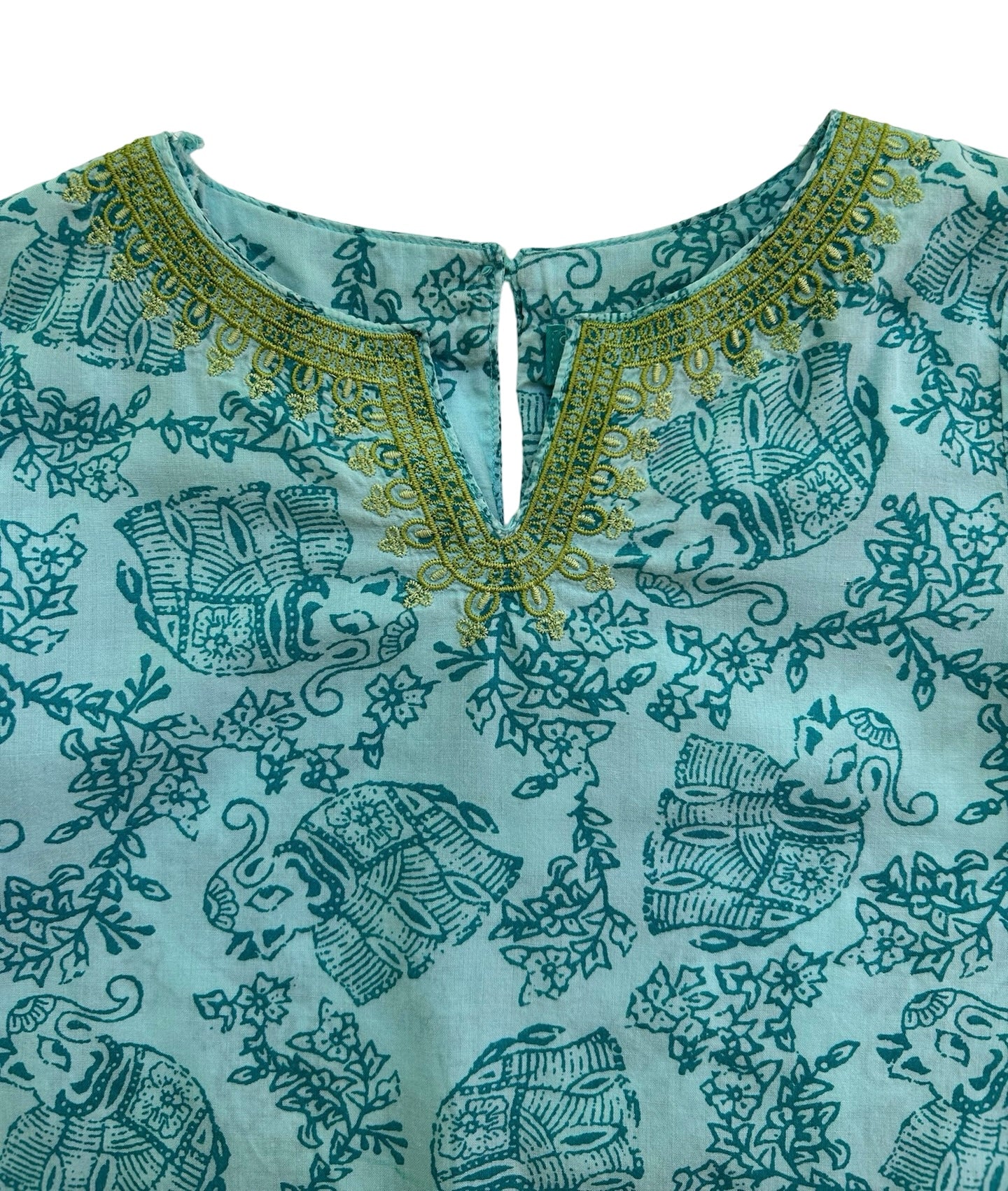 24M Baby Girl Calypso St. Barth Boho Elephant Beach Tunic Baby Shirt