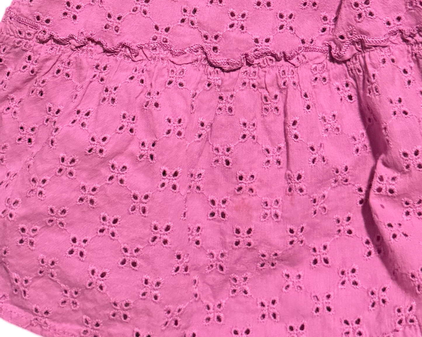 4T Toddler Girl WonderNation Purple Eyelet Dress