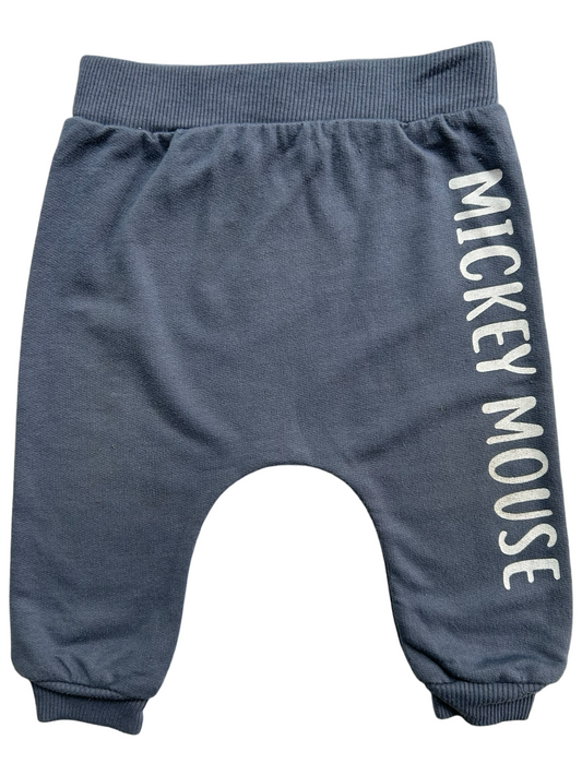 6M - 9M Baby Boys Disney Mickey Mouse Jogger Pants.