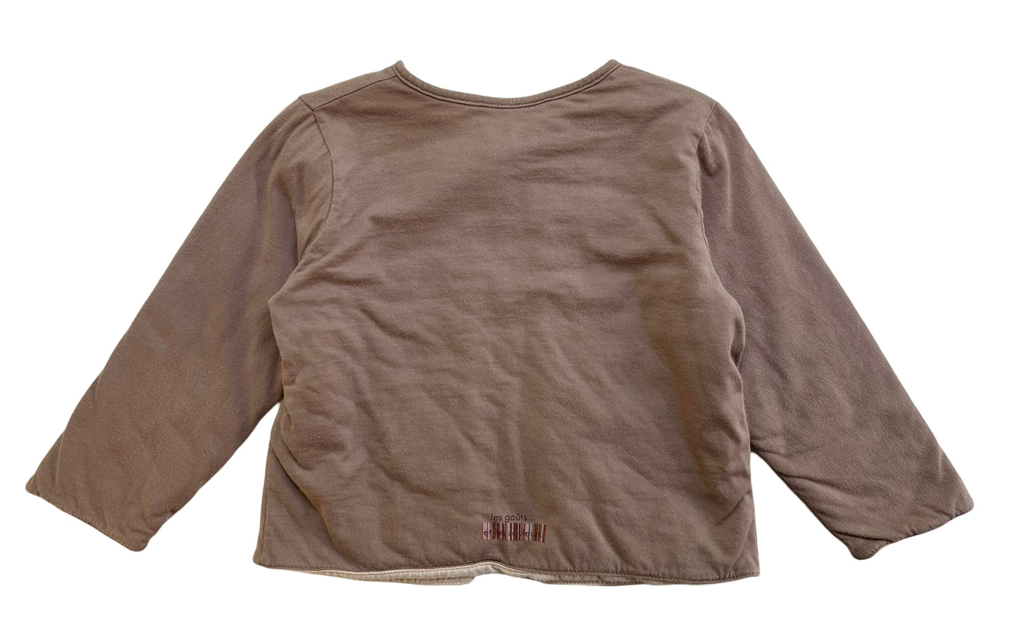 3T Toddler Girl Petit Bateau Sweet Sweat Jacket Cardigan.