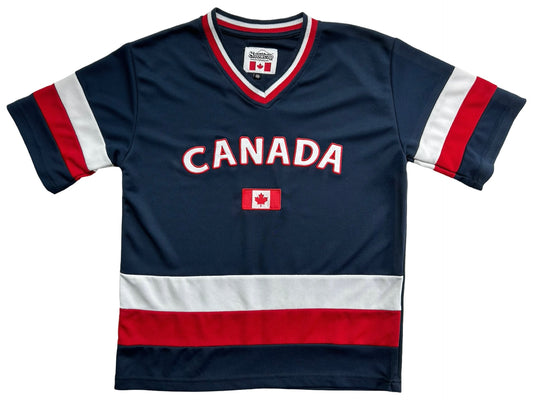 XXL (12-14Y) Youth Boys Snowcap Trading Canada Hockey Jersey