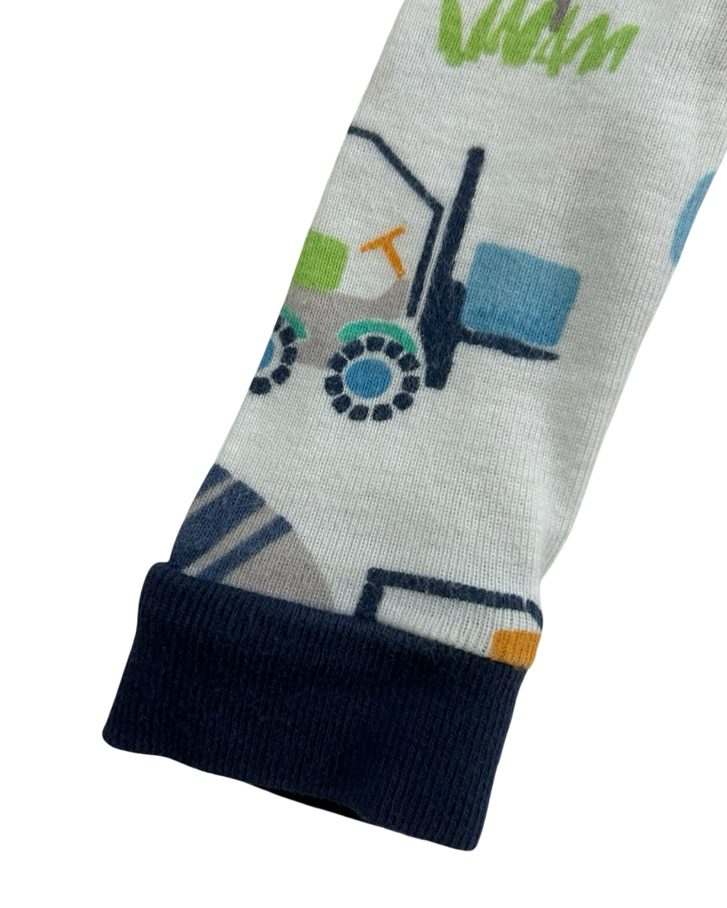 2T Toddler Boys Pottery Barn Kids Construction Vehicles 🛻 Pajama 2 Piece Set