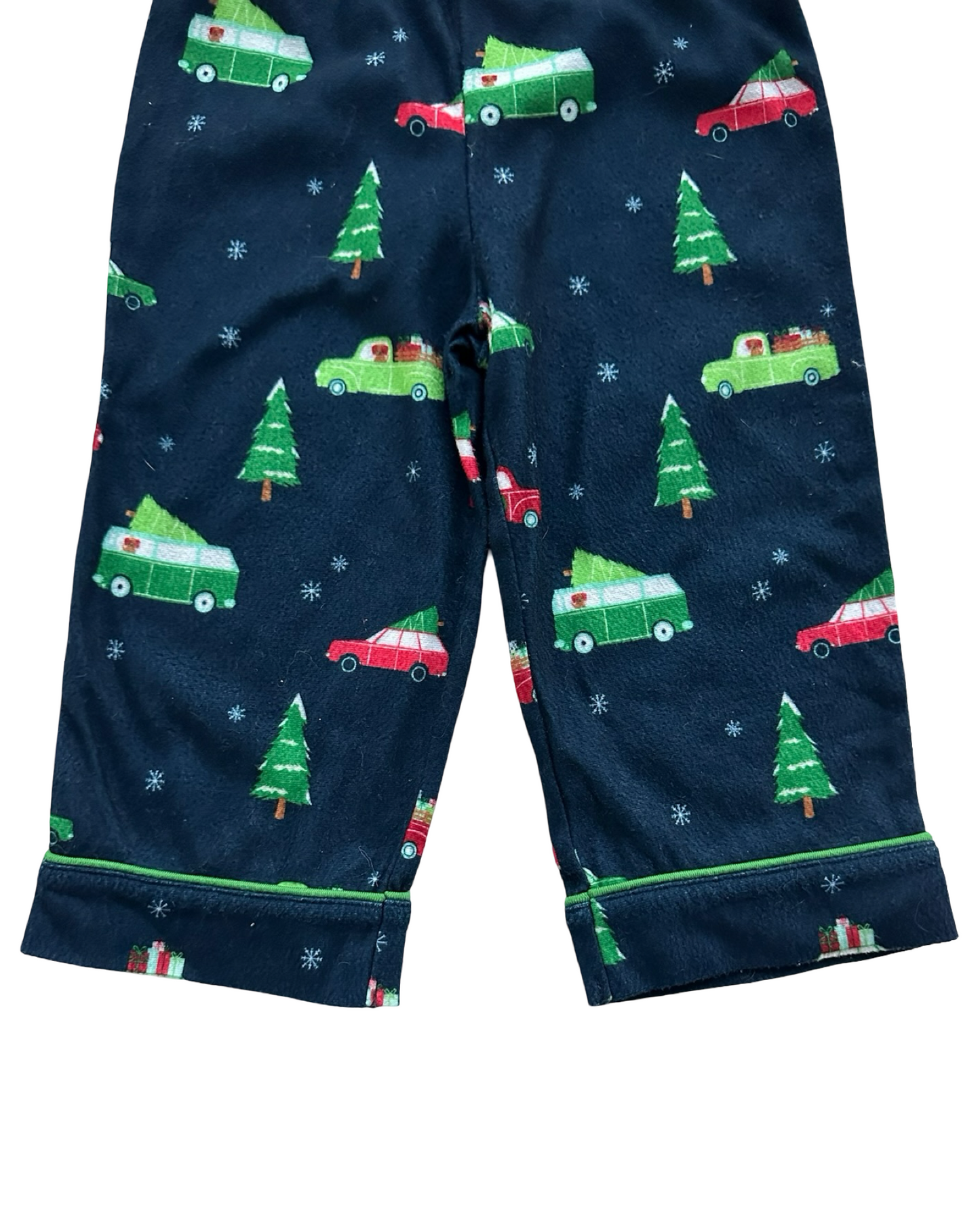 18M Baby Boy Wondershop Flannel Cars 🛻 & Christmas Tree 🎄 Nightwear 2 Pieces Pajama  Set