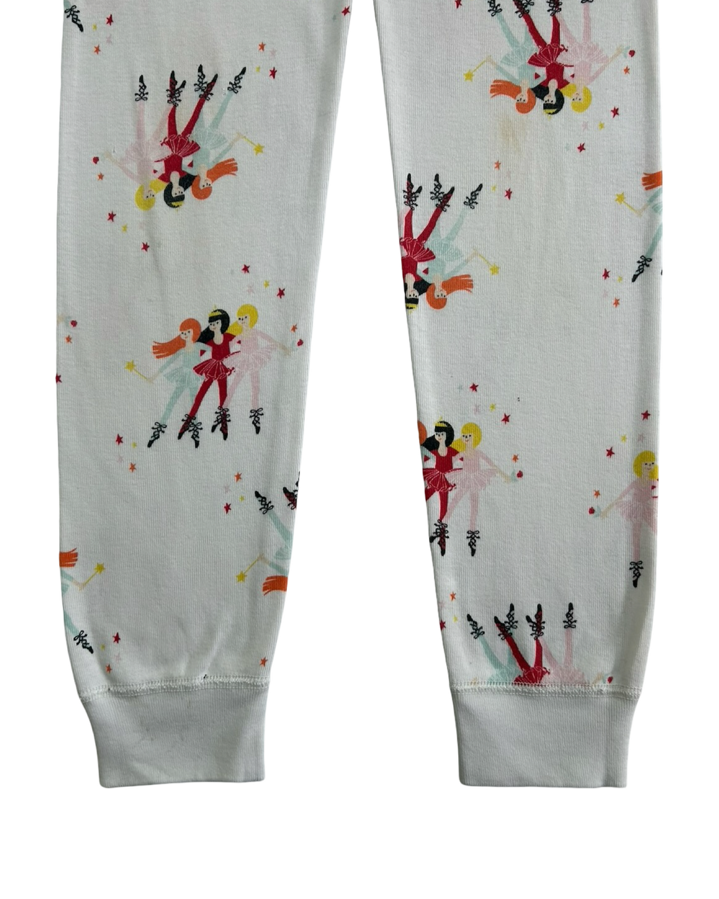 6T-7T Toddler Girl Hanna Andersson Holiday Print Christmas PJs