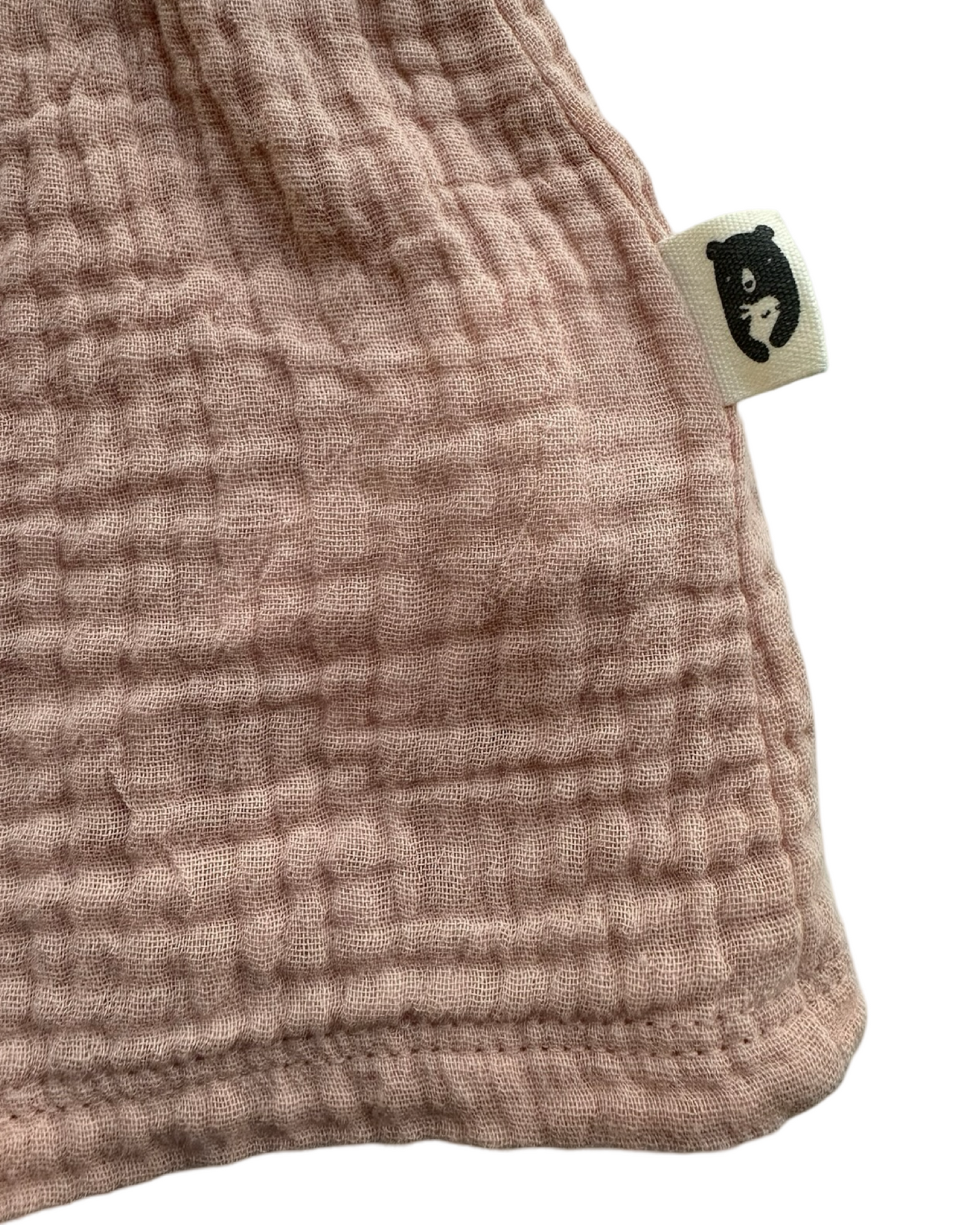 0-3M Baby Girl Rabbit + Bear An Emily And Oliver Brand Antique Pink Dress.