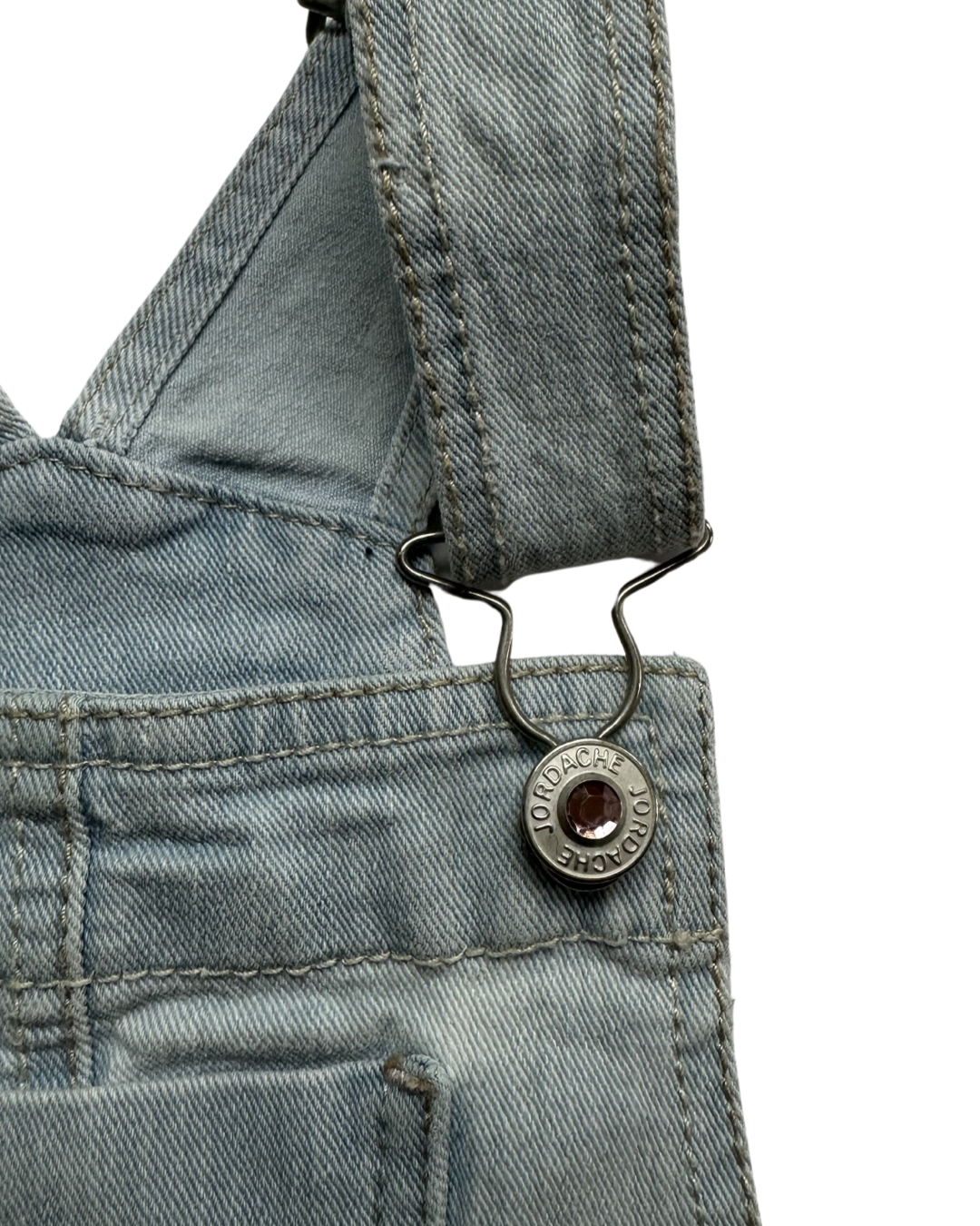 4T Toddler / 5T Toddler Girl Jordache Blue Jean Overall Pink Floral Tutu Dress