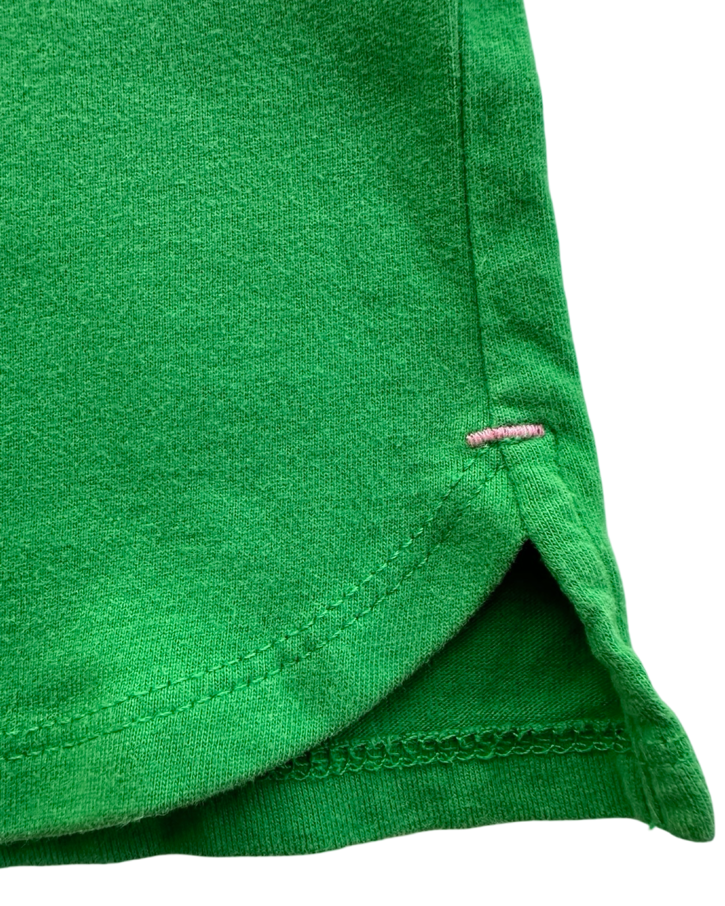 4T (100-cm) Toddler Girl Hanna Andersson Green Retro Rollerskate Appliqué Top.