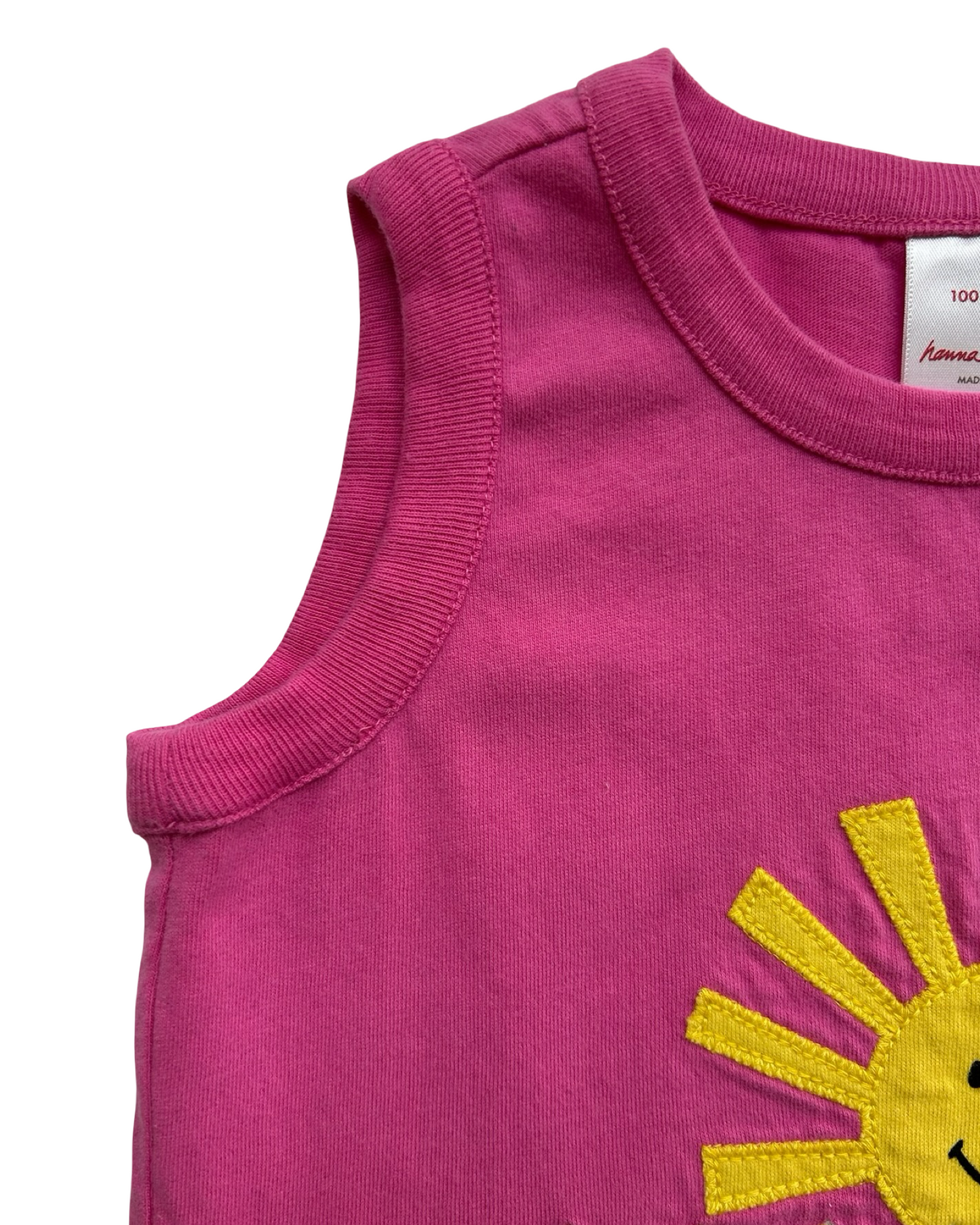 4T (100-cm) Toddlers Girls Hanna Andersson Sunshine Tank Top