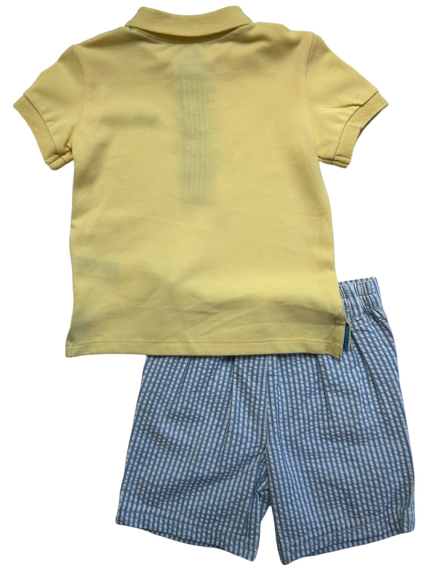 18M Baby Boys Little Me Polo / Short With Embroidered Whales 🐳 🐳 2 Pieces Set