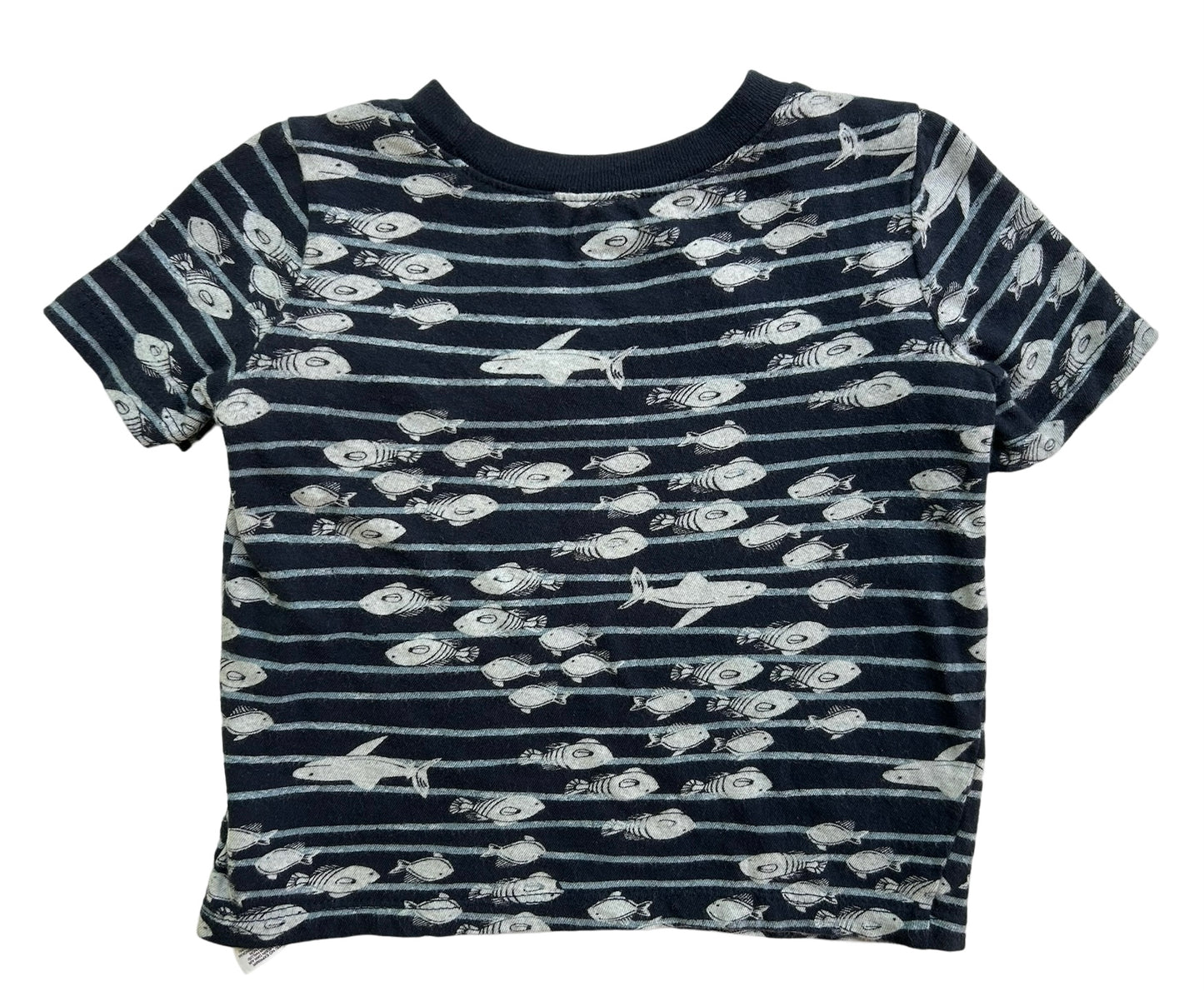 18-24M Old Navy Fish Striped T-Shirt.