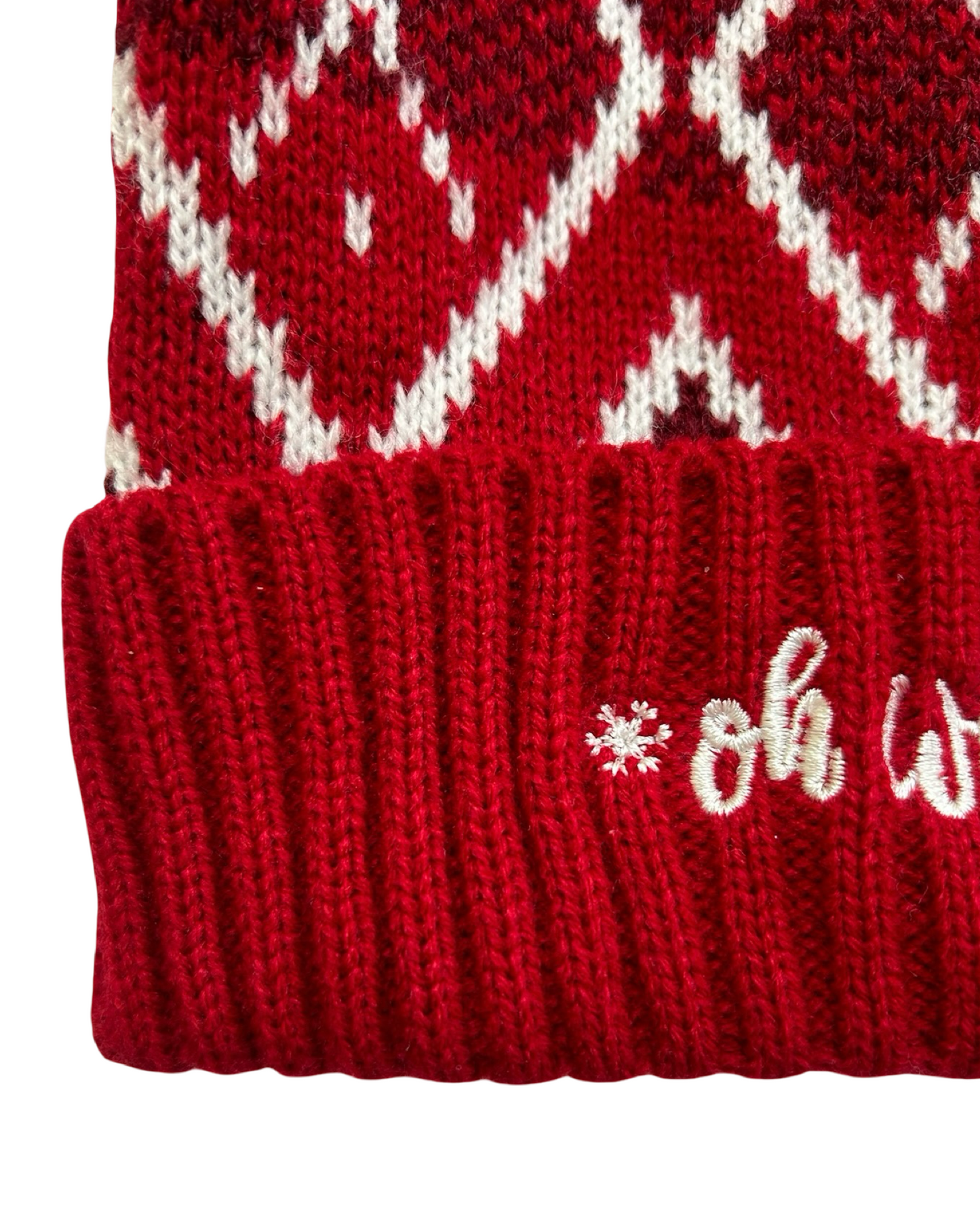 One Size Girls ( 6-12 Years) Top Drawer Pom Pom Beanie NWT.