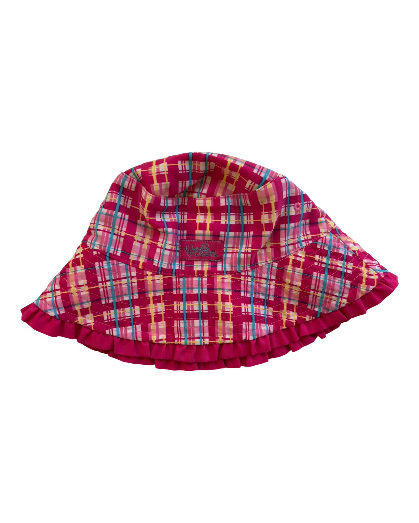4T Toddlers Girls UV Zkins Reversible Sun Blocking Hat 21” Head  Circumference