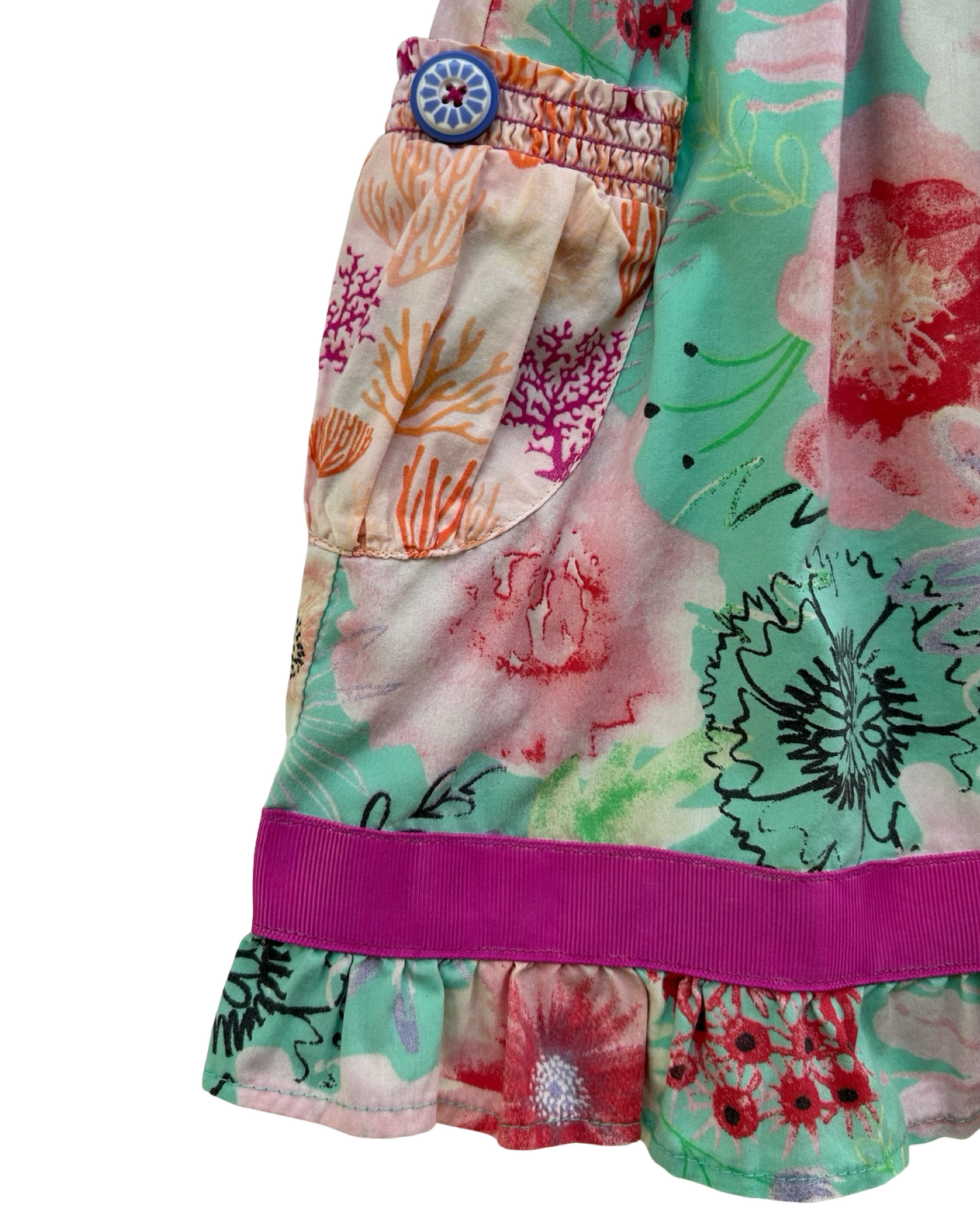 4T Toddlers Girls Matilda Jane Heads Up Seven Dress.