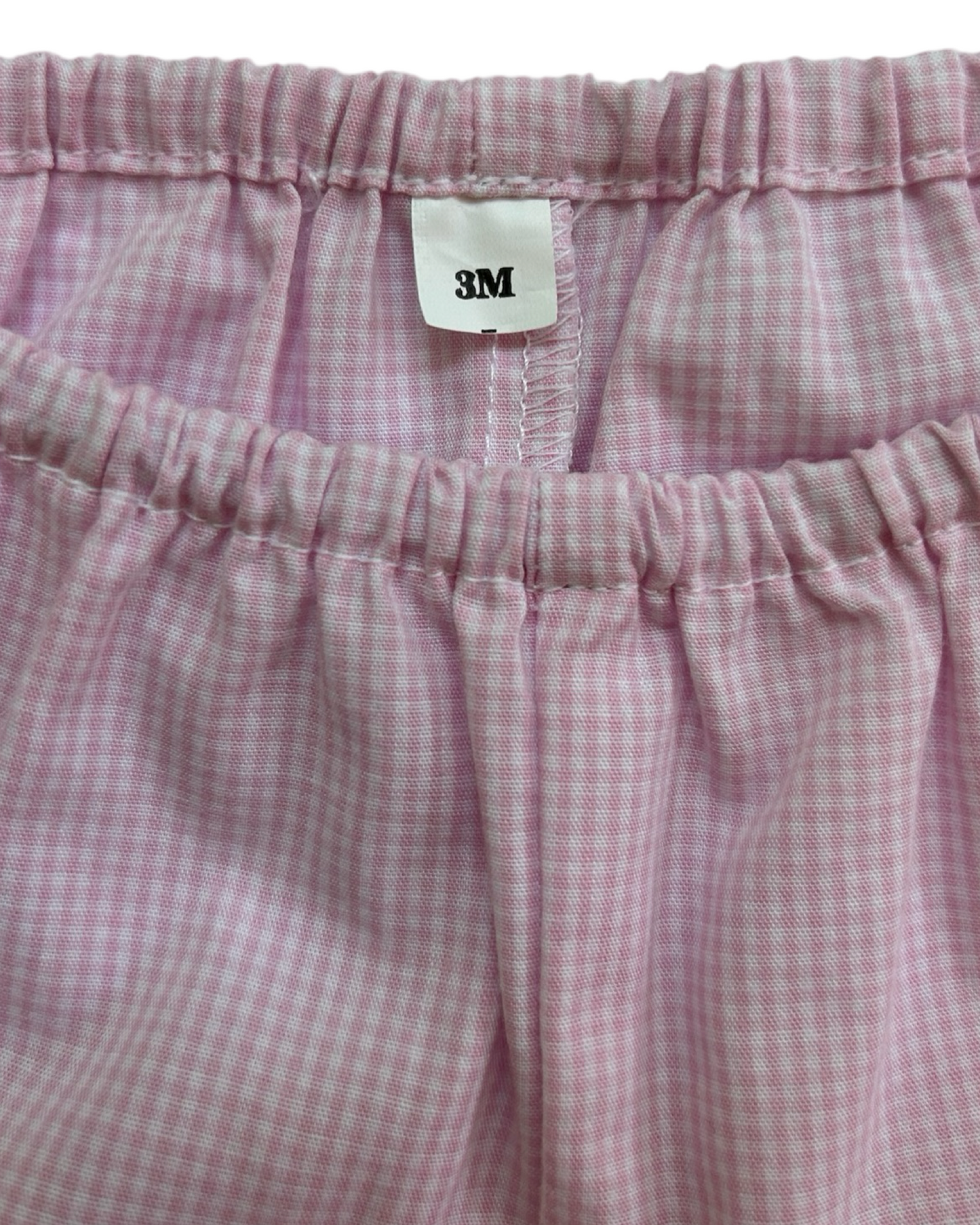 3M Baby Girl Petit Ami Pink Gingham Smocked Dress