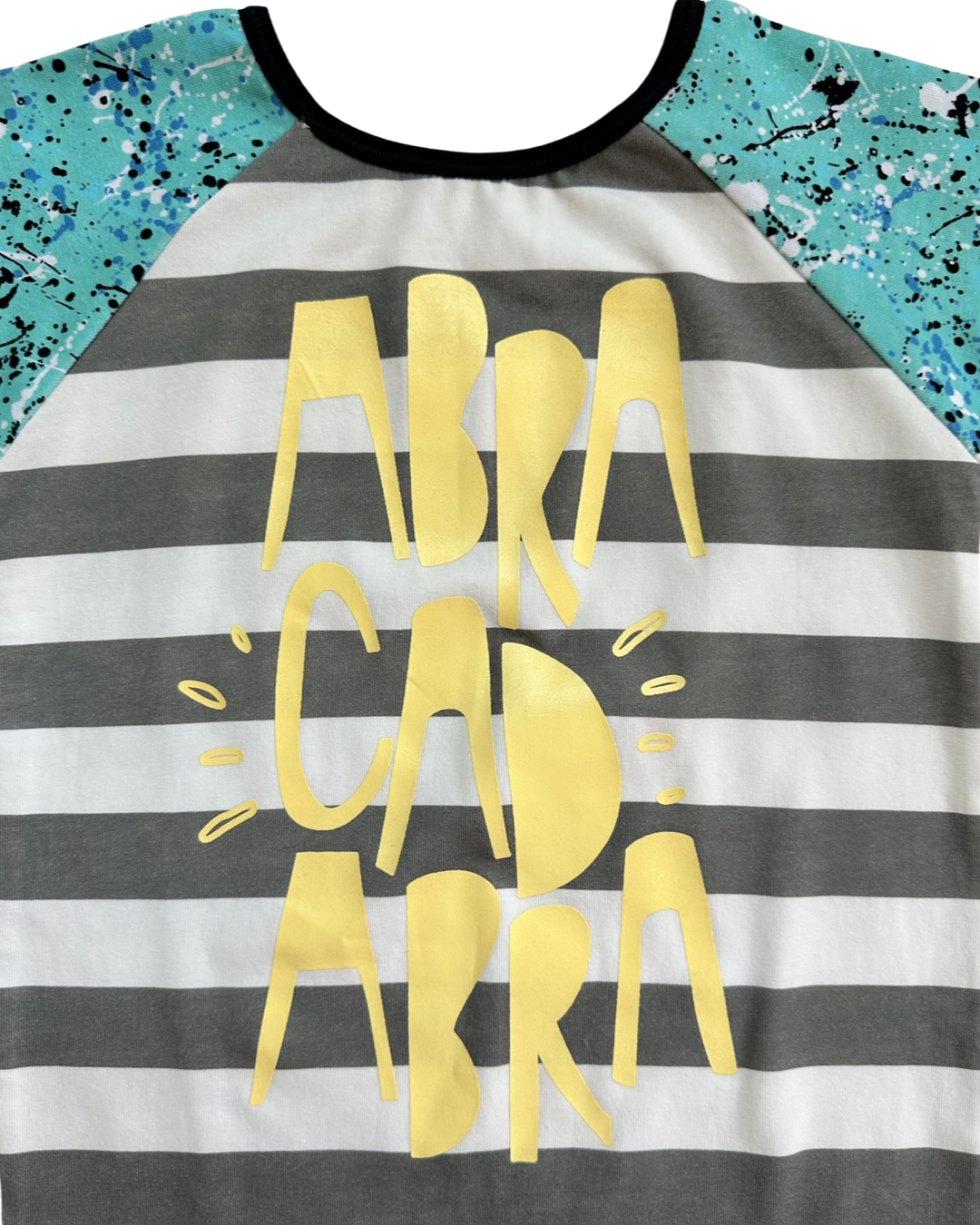 2T Toddler Boy / Girl RAGS to Raches Abracadabra Gray Striped Shortie Romper