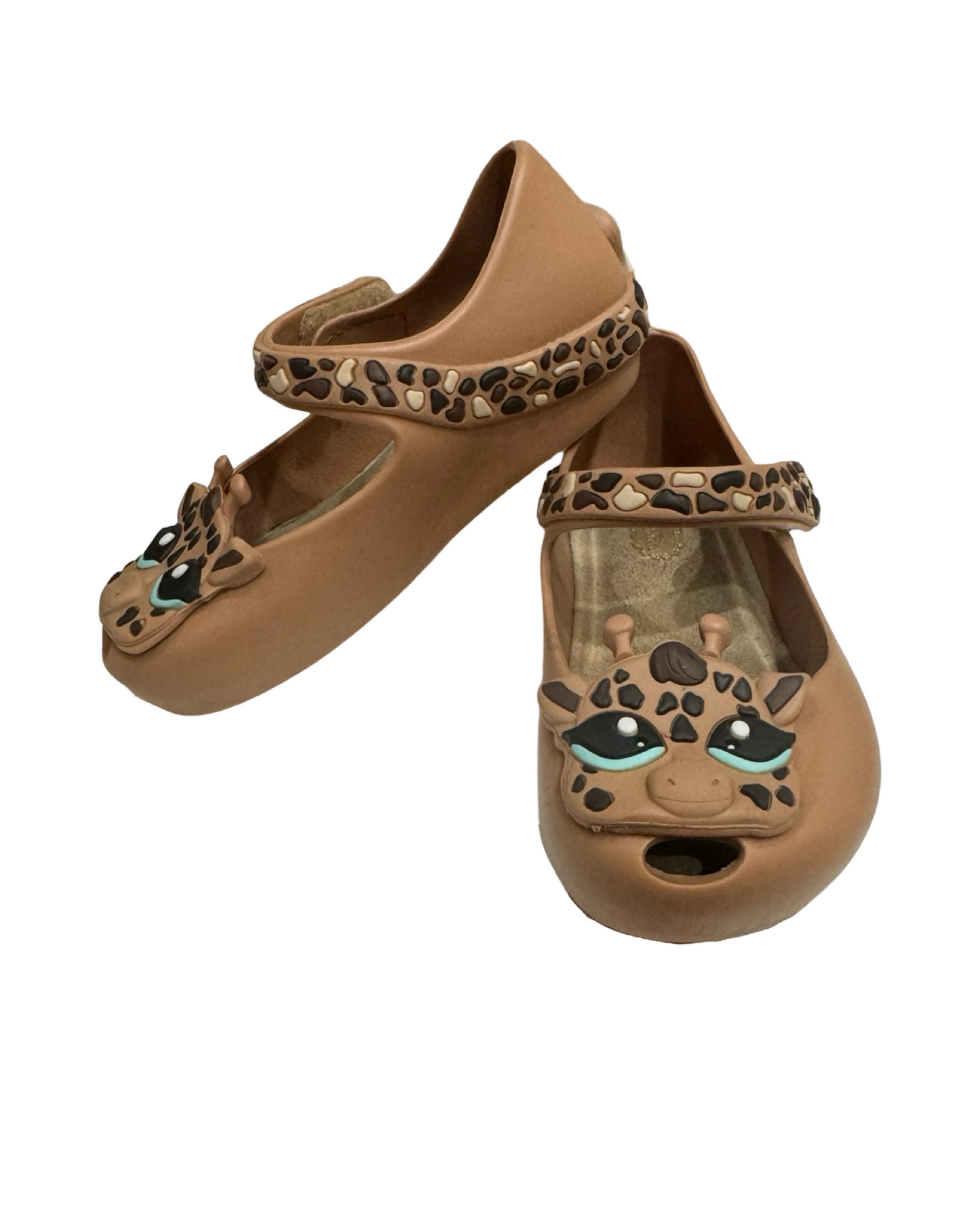 7C Toddler Girl Mini Melissa Giraffe Shoes