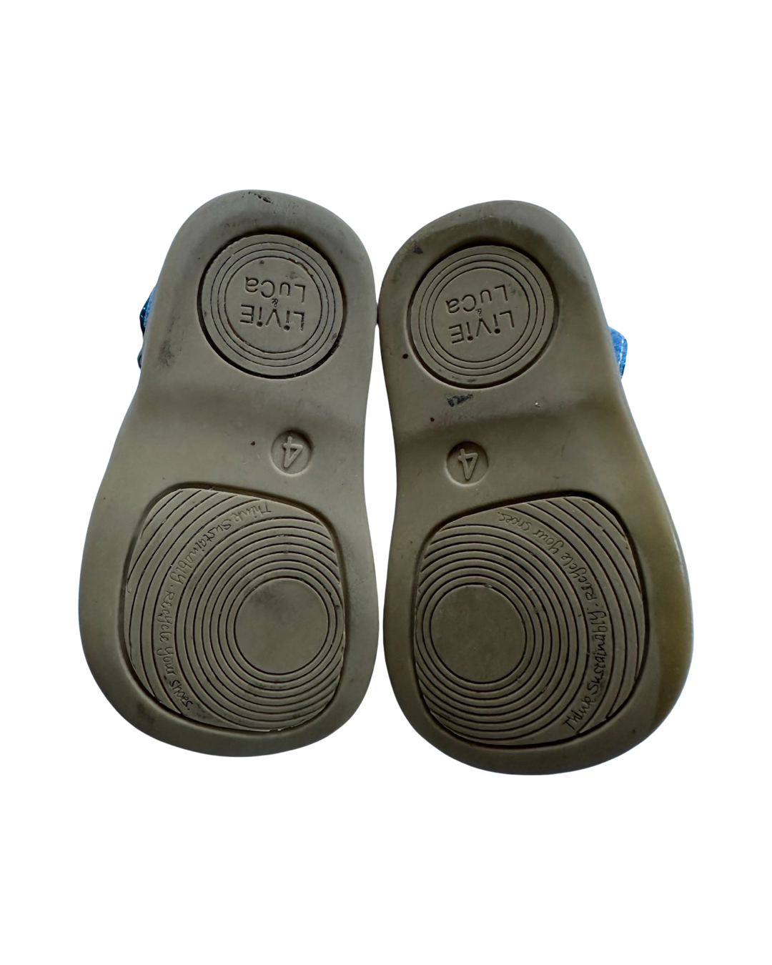 4C Toddler Girl Livie & Luca Turquoise Patent Petal Shoes